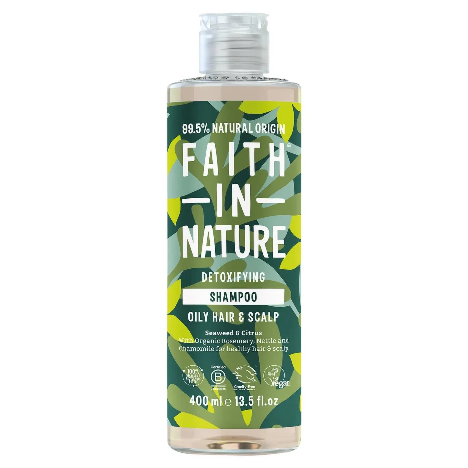 Faith In Nature Seaweed Shampoo contains seaweed products which are naturally rich in iodine, selenium, trace minerals and proteins.

It has antioxidant properties that can help to eradicate free radicals.

Seaweed can nourish the hair and scalp and 
