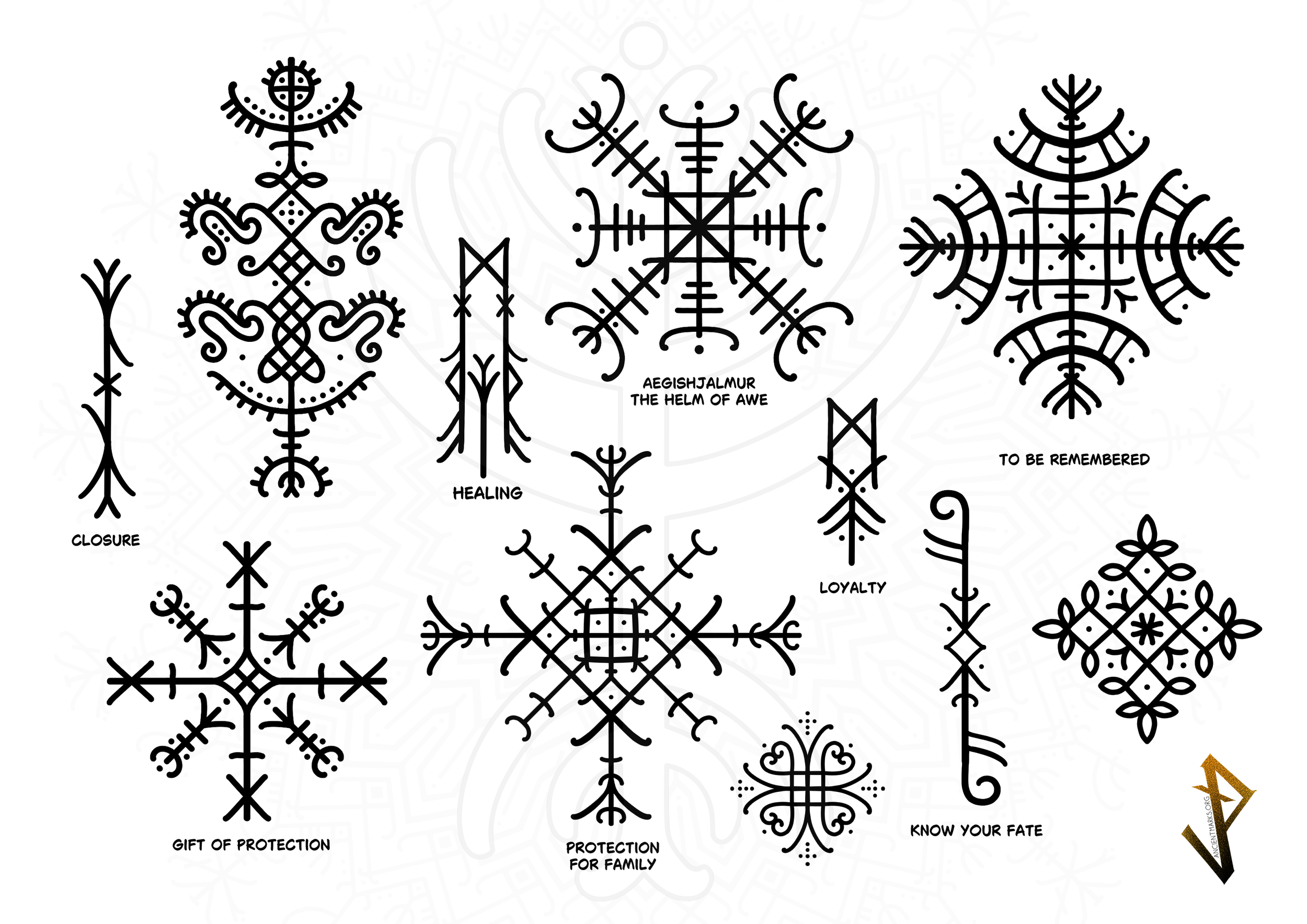 Ancient Marks - Tattoos Inspired by Ancient Symbolism - Nordic Tattoos ...