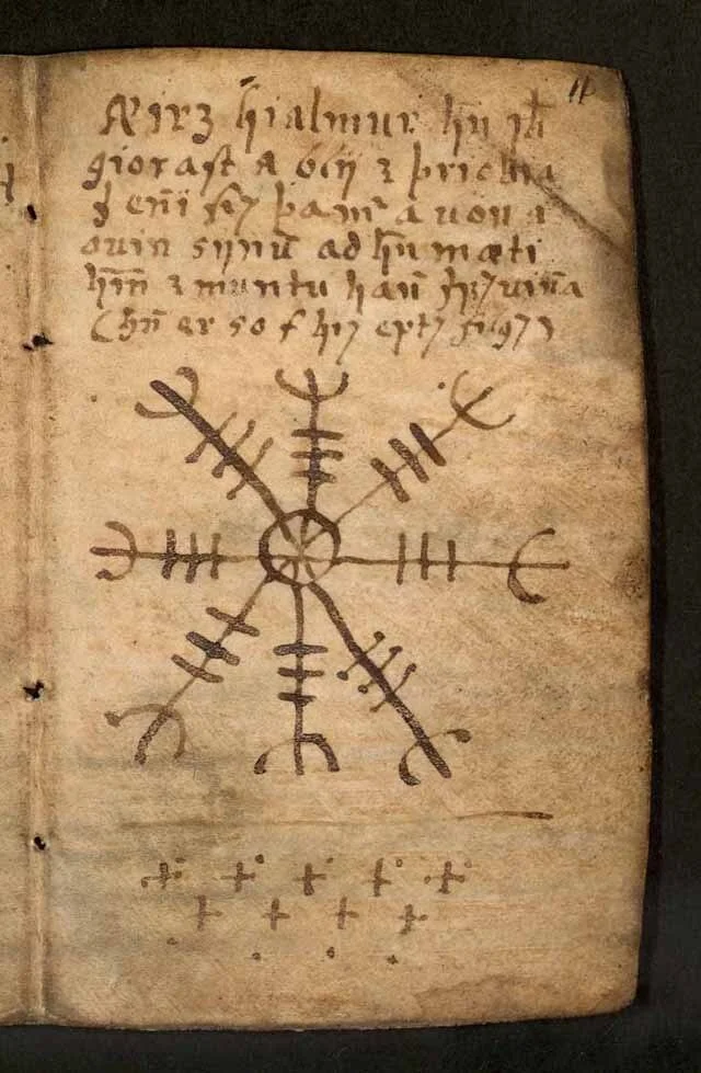 The Helm of Awe (Ægishjálmur): Fearlessness, Protection &amp; Warrior Magic