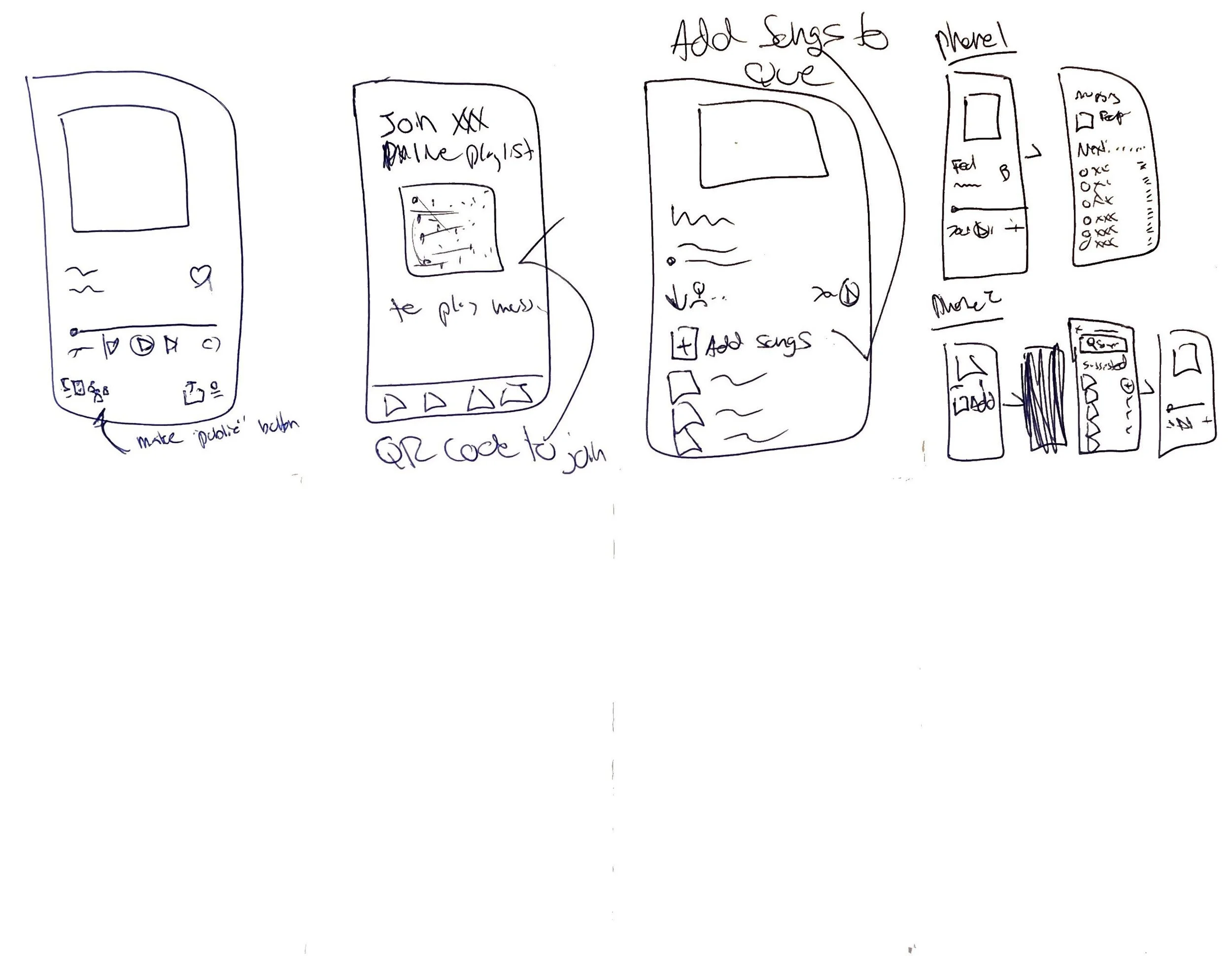 crazy 8 notebook sketch