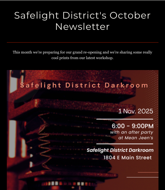 October 2025: Grand Re-Opening Event Announcement, plus a recent event recap!