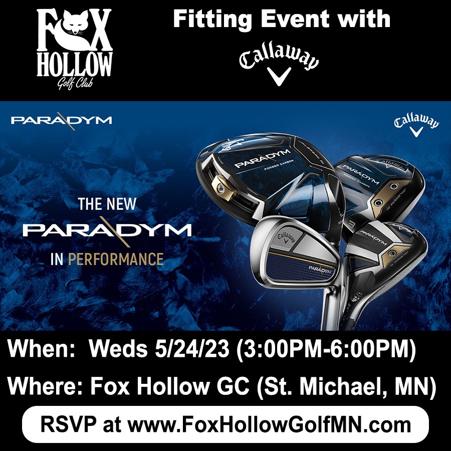 Club Fitting Events — Fox Hollow Golf Club