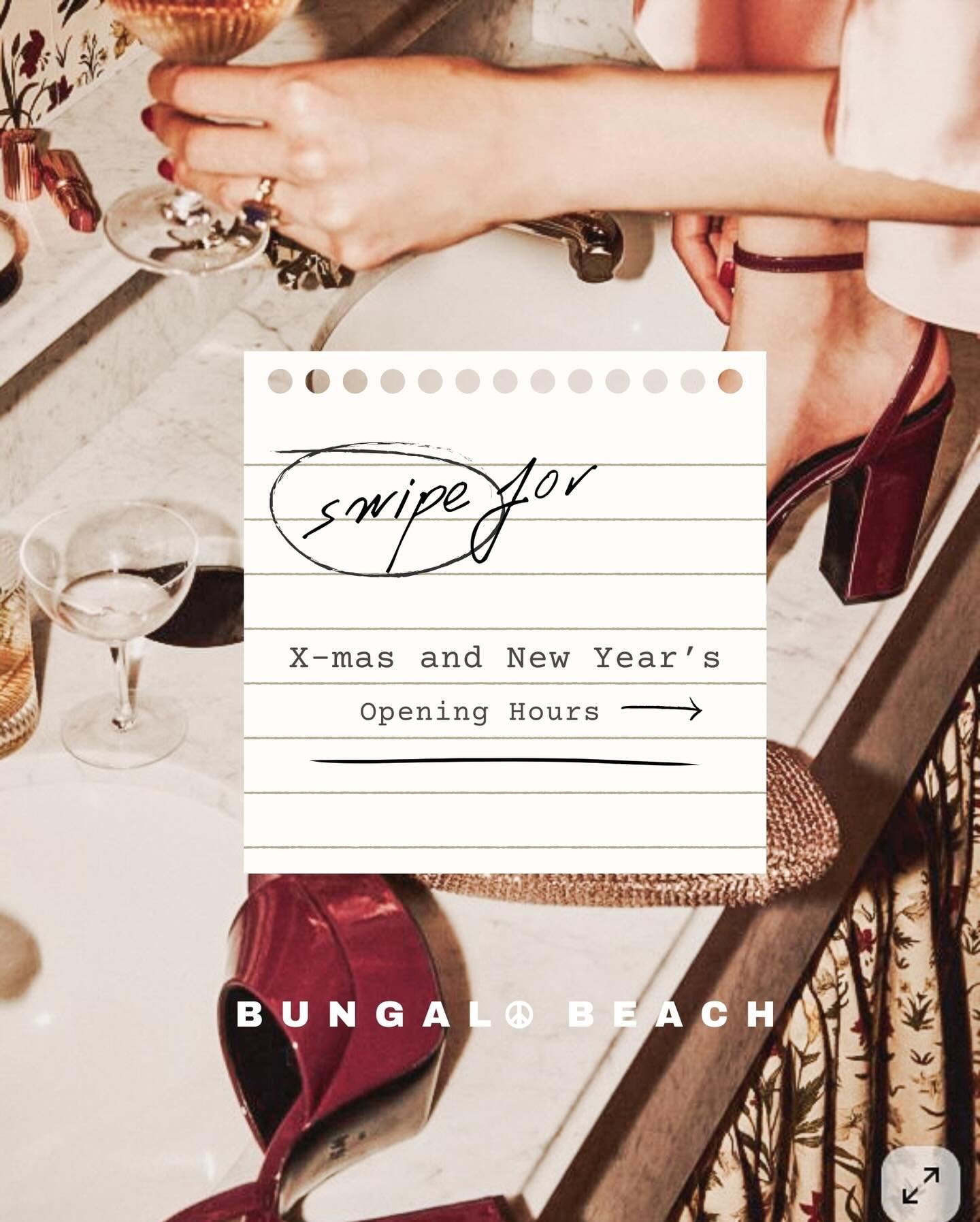 X-MAS &amp; NEW YEAR&rsquo;S OPENING HOURS🎄