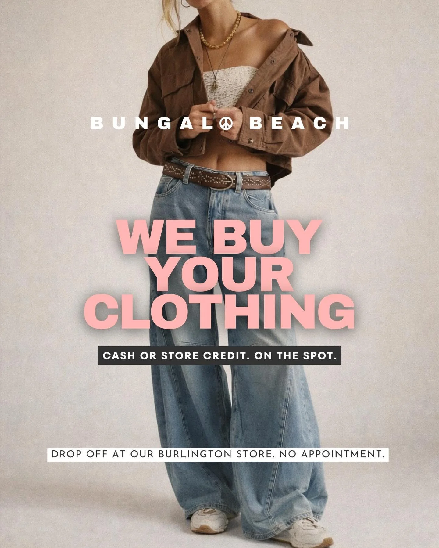 we buy your clothing.
bring in your gently worn, in-season pieces during buying hours. we review them in-store.
choose cash on the spot or higher store credit.
simple.

link in bio for more details.
425 Guelph Line in Burlington✨