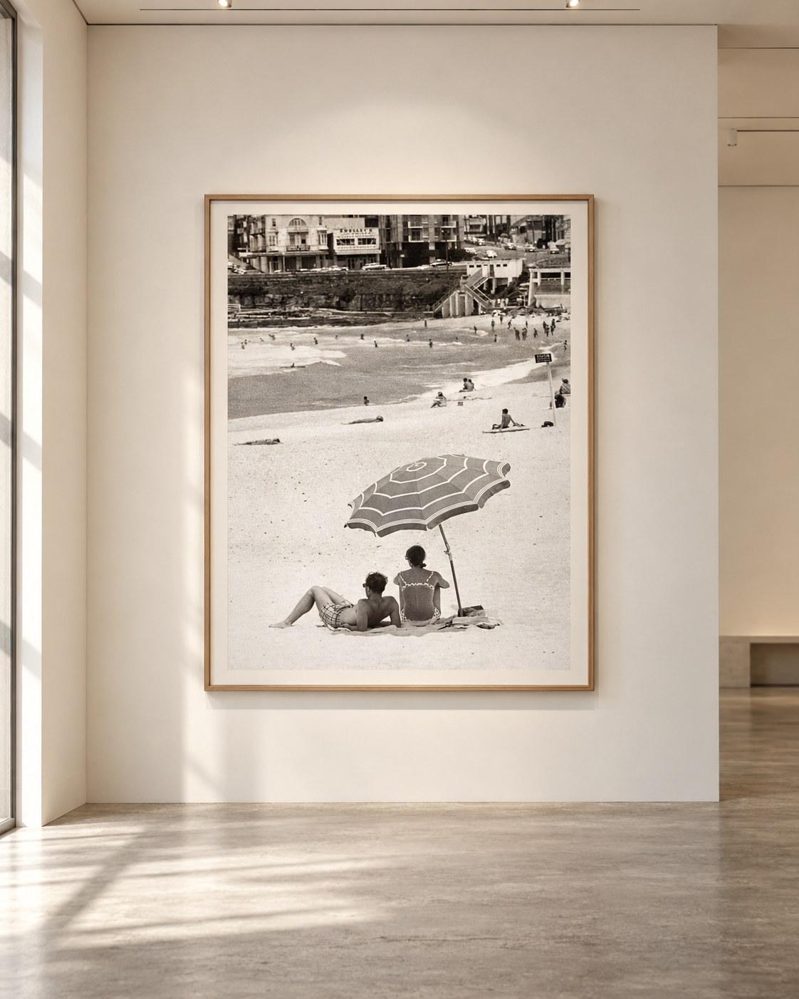 Coogee Beach C. 1965 / Framed Fine Art Photography