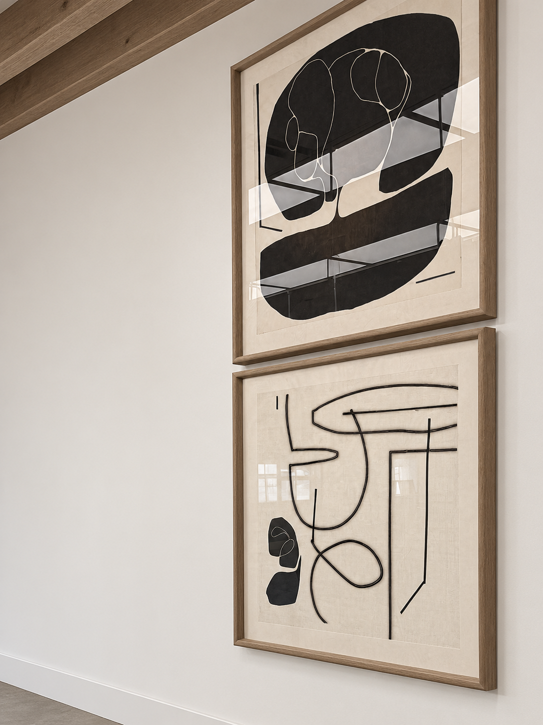 Warm Minimalist Gallery with Abstract Art.png