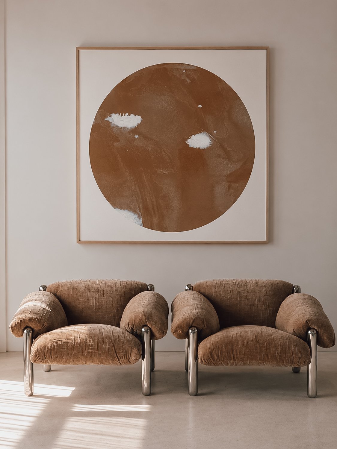 Primitive Cosmos, Sienna / Framed Fine Art Limited Edition