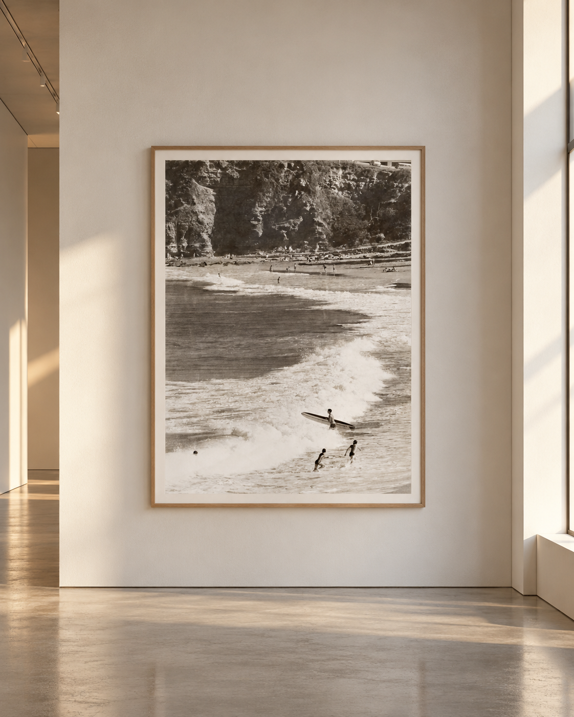 Avalon Beach C. 1965 / Framed Fine Art Photography