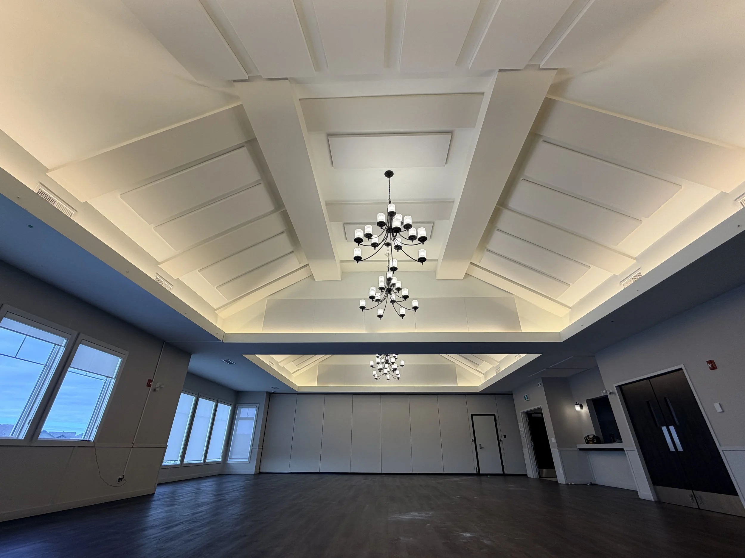 Echotrol Ceiling Panels in Orchards Hall - Edmonton