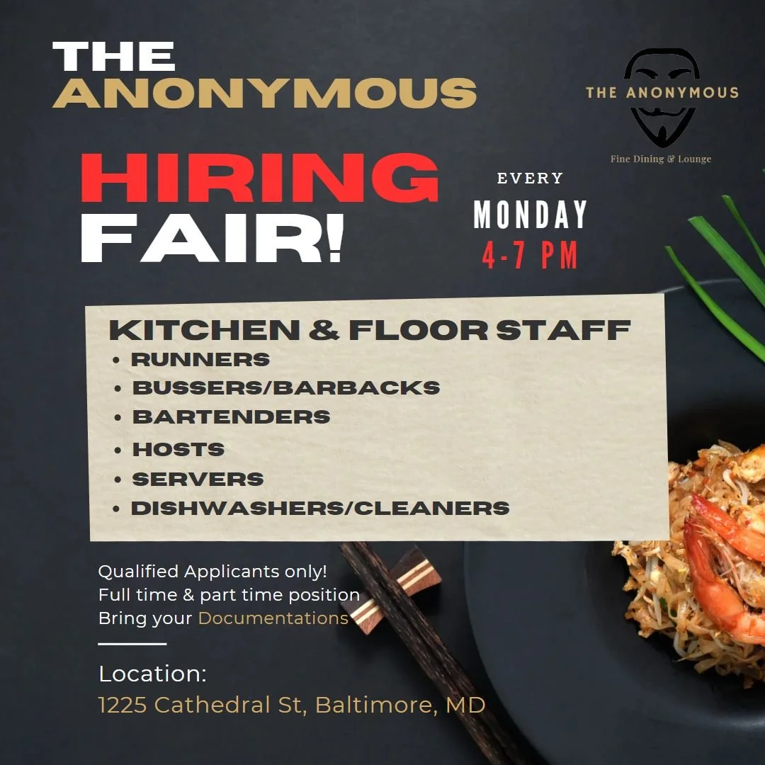 Hiring — The ANONYMOUS