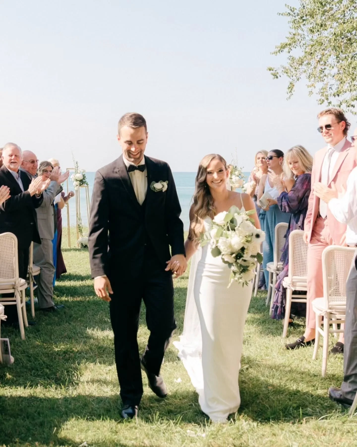 That *just married* feeling 🩷

Ceremony at Highland Glen Conservation Area on Lake Huron.

Reception at @fergusonestates

#justmarried💍 #weddingaisle #firstkiss #weddingdayphoto #foreverandalways #weddingphotographer #weddingphotos #weddingphotogra