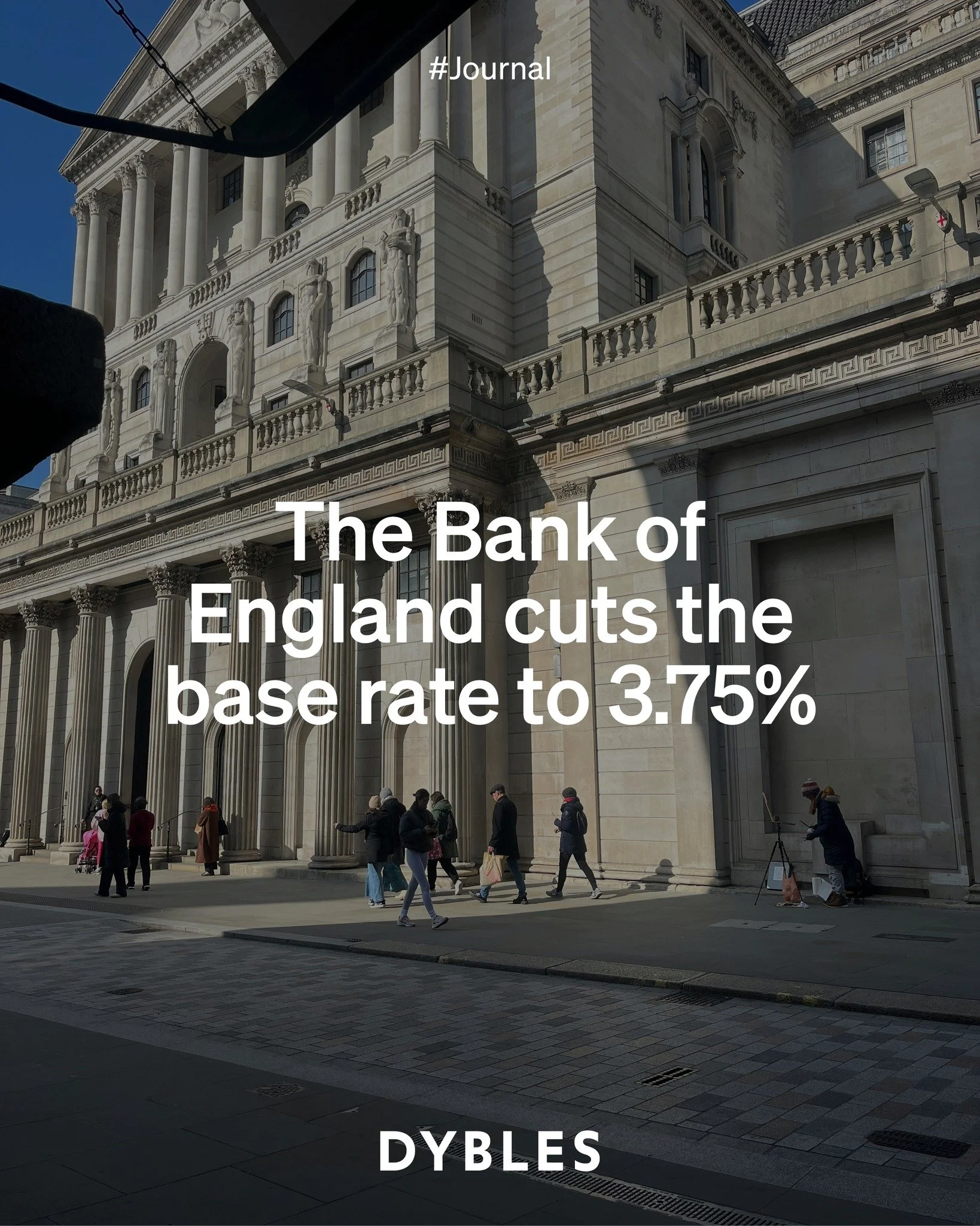 The Bank of England has cut the base rate to 3.75% today - a welcome shift for buyers and homeowners alike.

This should mean more competitive mortgage deals, improved affordability, and a renewed boost of confidence in the property market. If you&rs
