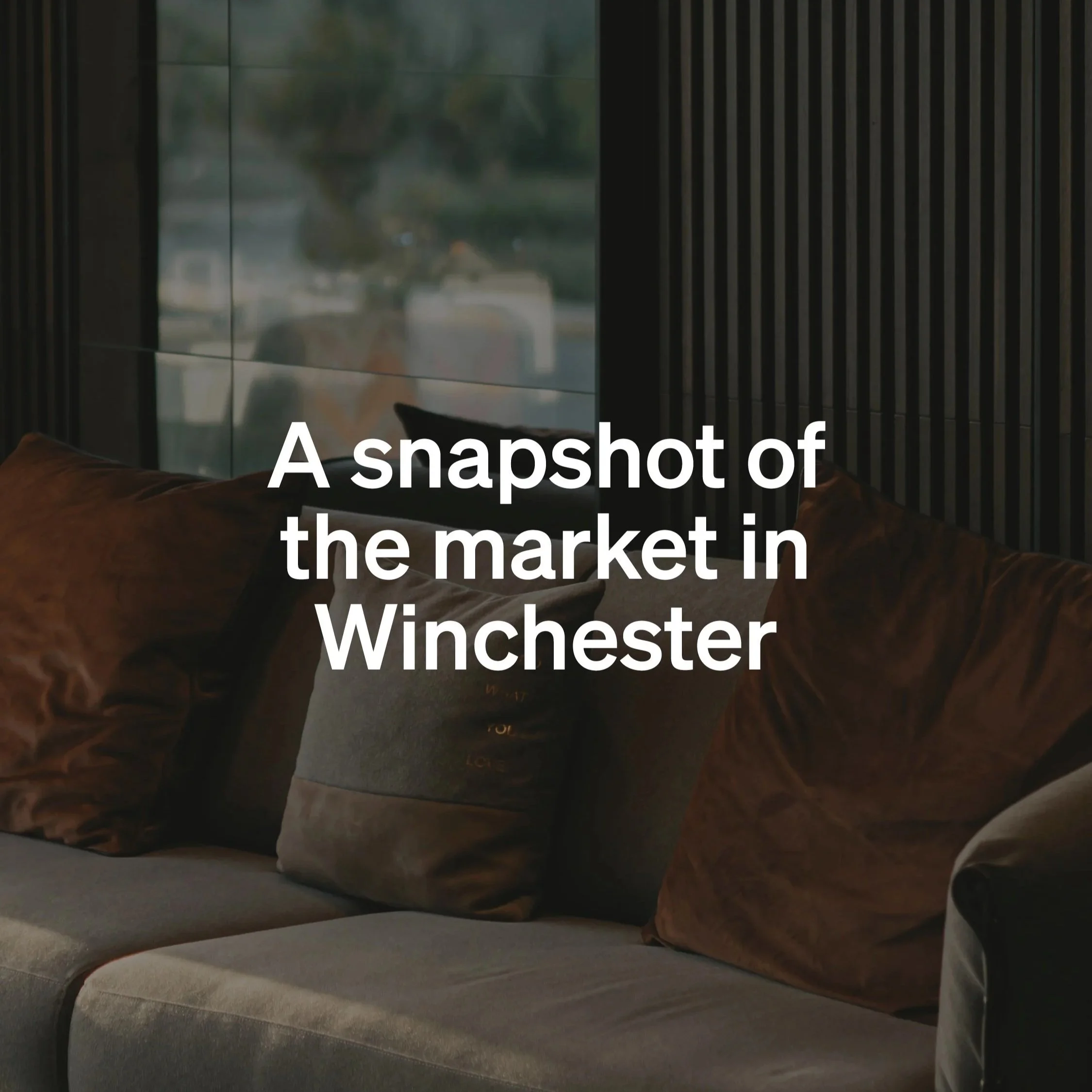 How did the Winchester property market perform during the final month of 2025?