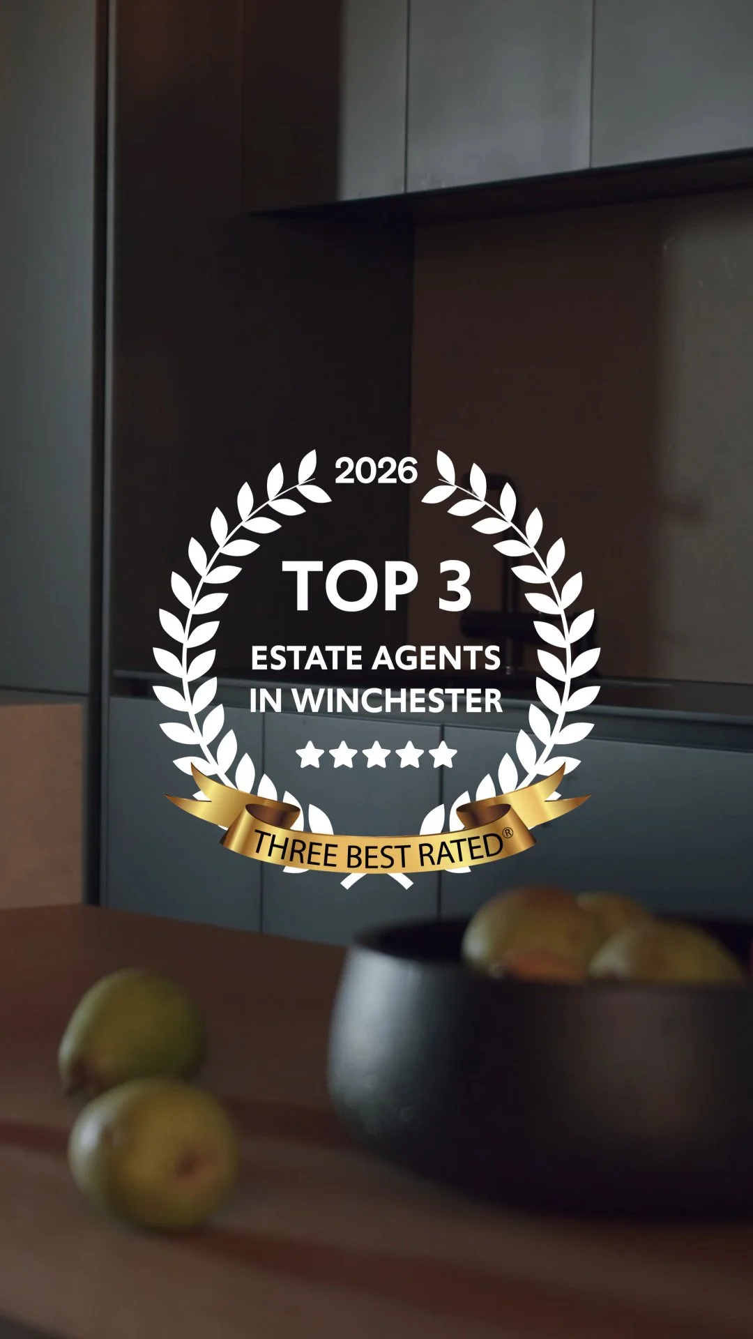 Celebrating 10 years as a ThreeBestRated® Top Estate Agent in Winchester