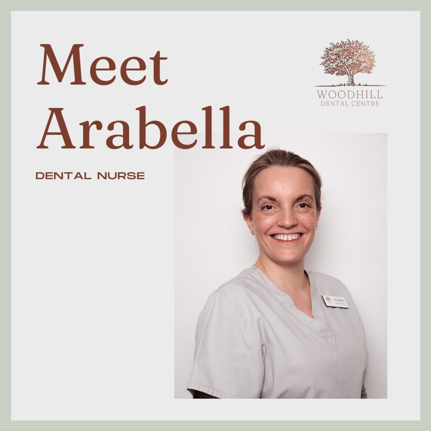 Meet The Team Monday - Introducing Arabella:

Arabella joined our Woodhill team in September 2023. With an extensive background in dental nursing, Arabella has been a valued member of the local dental community since qualifying in 1998. She has worke