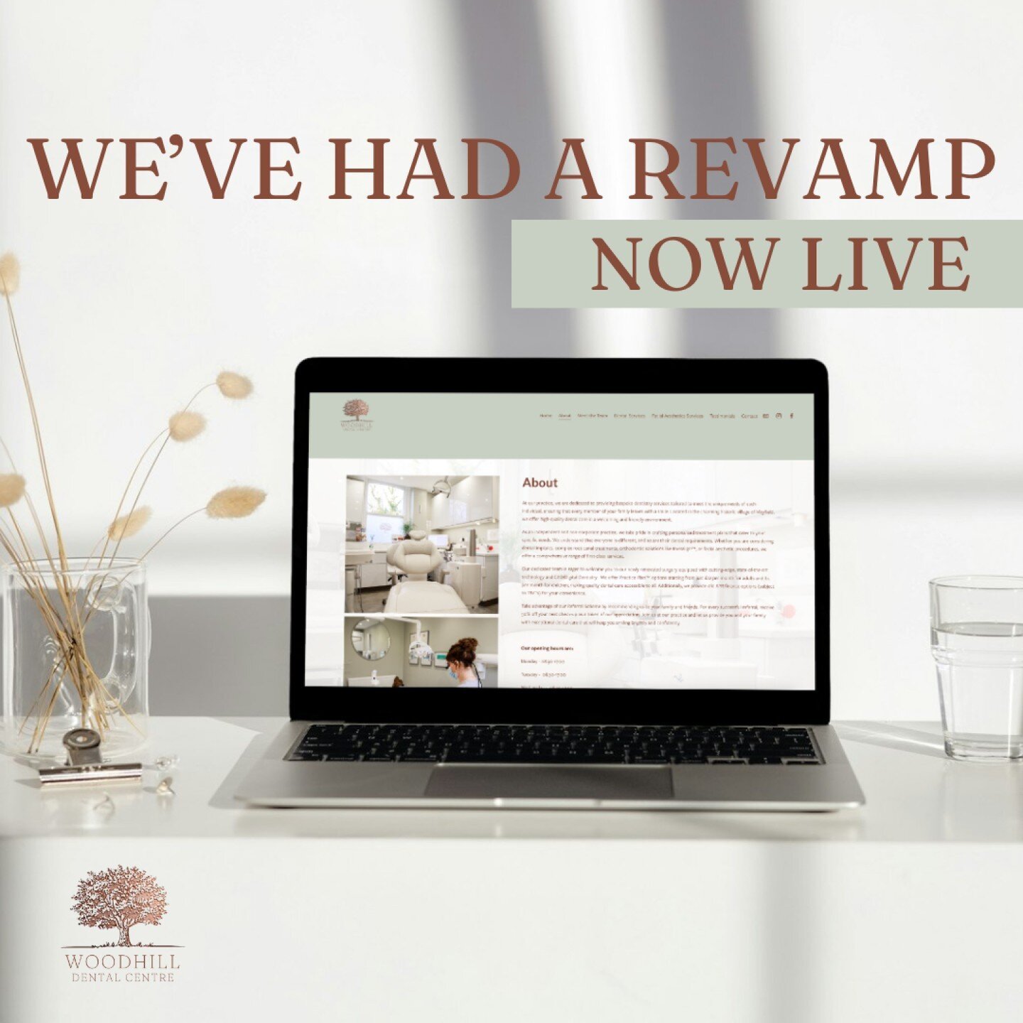 ✨✨ WE&rsquo;VE HAD A REVAMP ✨✨

We are thrilled to announce that we have recently undergone a revamp of our website and it is now LIVE!!

We are excited to invite you to visit our website at www.woodhilldental.co.uk 💚

Discover our high-quality priv