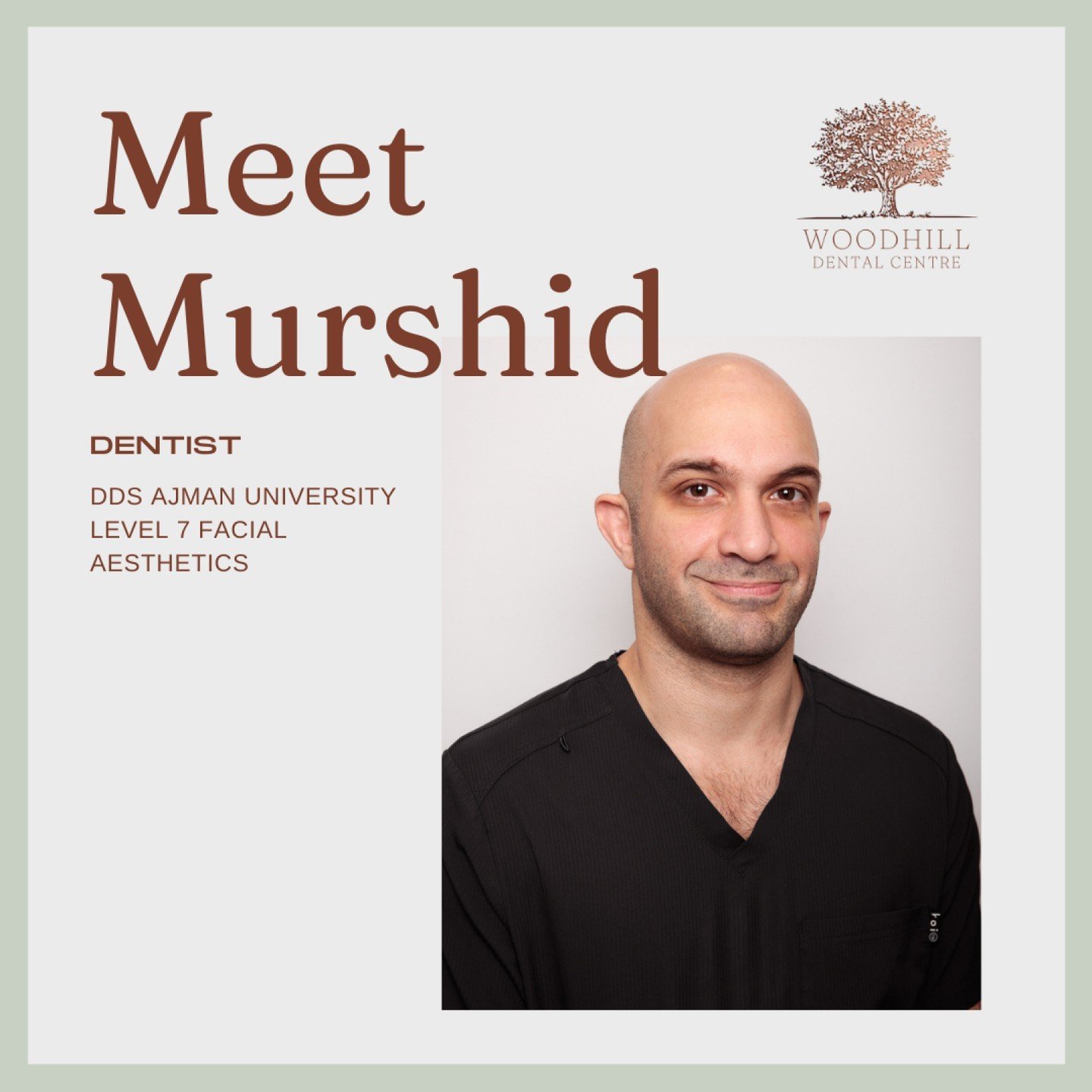 Meet The Team Monday - Introducing Murshid:

Murshid is a highly qualified dentist with a wealth of experience in the field. He graduated as a dentist in 2003 and has since pursued further studies, specialising in implant dentistry. He also holds a m