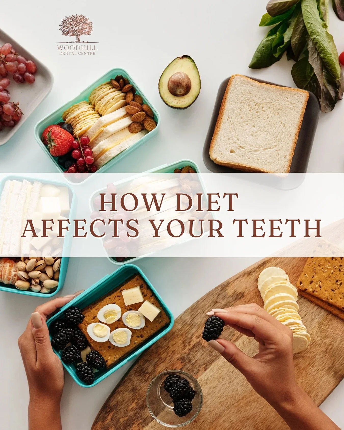 Healthy Lunchbox = Healthy teeth 🍎🦷

 What we pack for lunch fuels more than growing bodies &mdash; it fuels strong teeth too!

❌ Skip or limit: sticky sweets, sugary drinks, constant grazing
 ✅ Smile-friendly swaps: crunchy apple slices, cheese cu