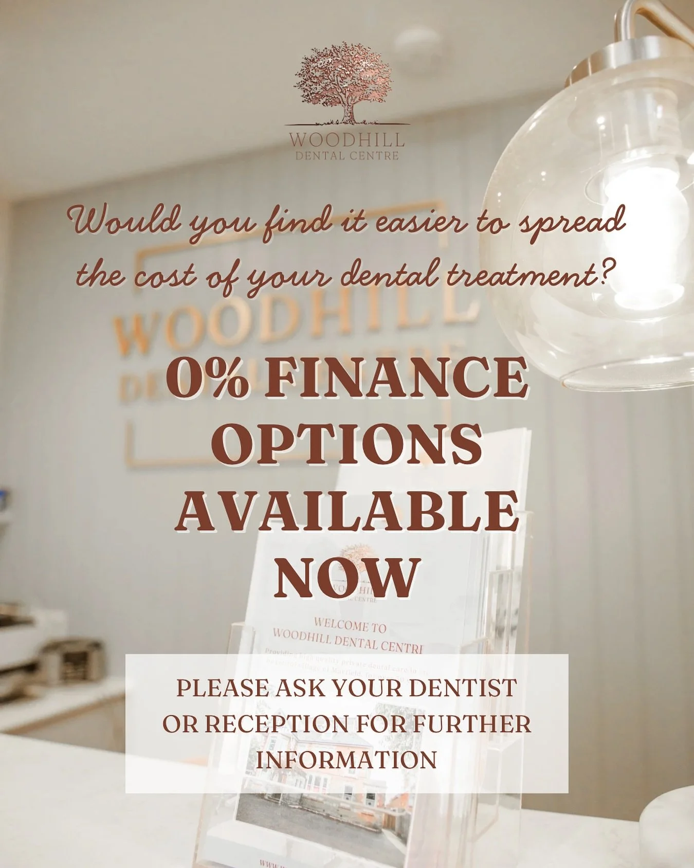 💳✨ Your dream smile is closer than you think! With our 0% finance plans, you can spread the cost of treatment with no extra fees.

Invest in your smile today 🦷💙

 #FinanceOptions #DreamSmile #DentalFinance #HealthyTeeth #DentalCare #Mayfield #East