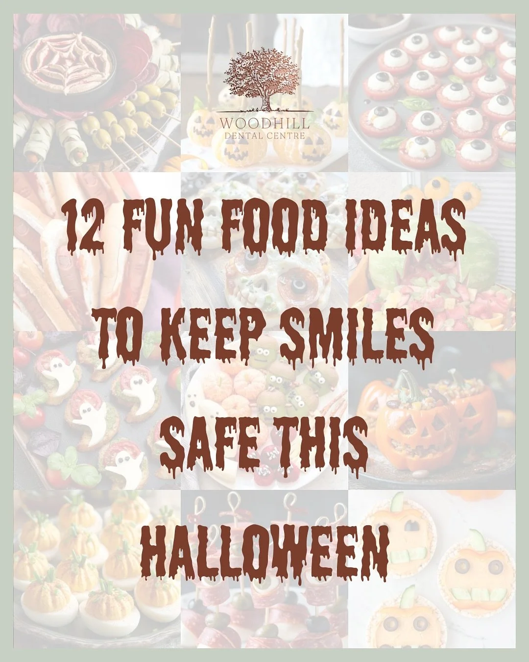 🎃👻 Halloween is almost here! Swap the sugar overload for these 12 tooth-friendly treats your little monsters will love 🧡🦷

#HalloweenSmiles #ToothFriendlyTreats #FamilyDentistry #HealthyTeethHappySmile #HealthyTeeth #DentalCare #Mayfield #EastSus