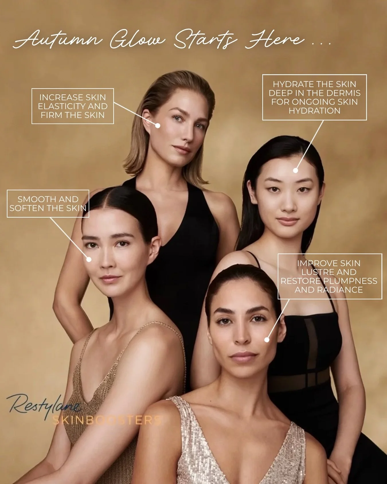 🍂 Cooler days are here &mdash; and so is the need for extra skin care!
 As the temperature drops, skin can lose moisture more quickly.

💧 Restylane&reg; Skinboosters&trade;
 = fresh, hydrated, glowing skin all autumn long ✨

#SkinBoosters #Restylan