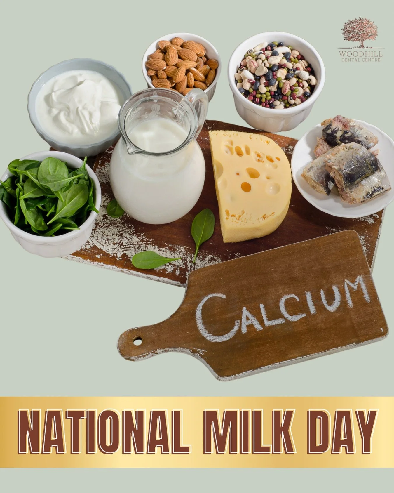 Today we&rsquo;re celebrating milk 🥛 and the role calcium plays in keeping your bones and teeth strong 💪🏼🦷

Calcium helps strengthen tooth enamel and supports healthy jawbones, which are essential for a strong, confident smile. So whether it&rsqu
