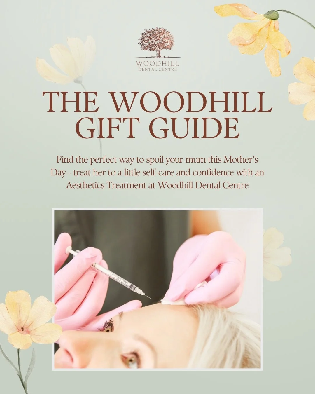 Treat Mum to a little self-care this Mother&rsquo;s Day 💐

Looking for the perfect gift? Our Woodhill Gift Guide features a range of aesthetic treatments designed to help Mum feel refreshed, confident, and pampered.

From dermal fillers and anti-wri