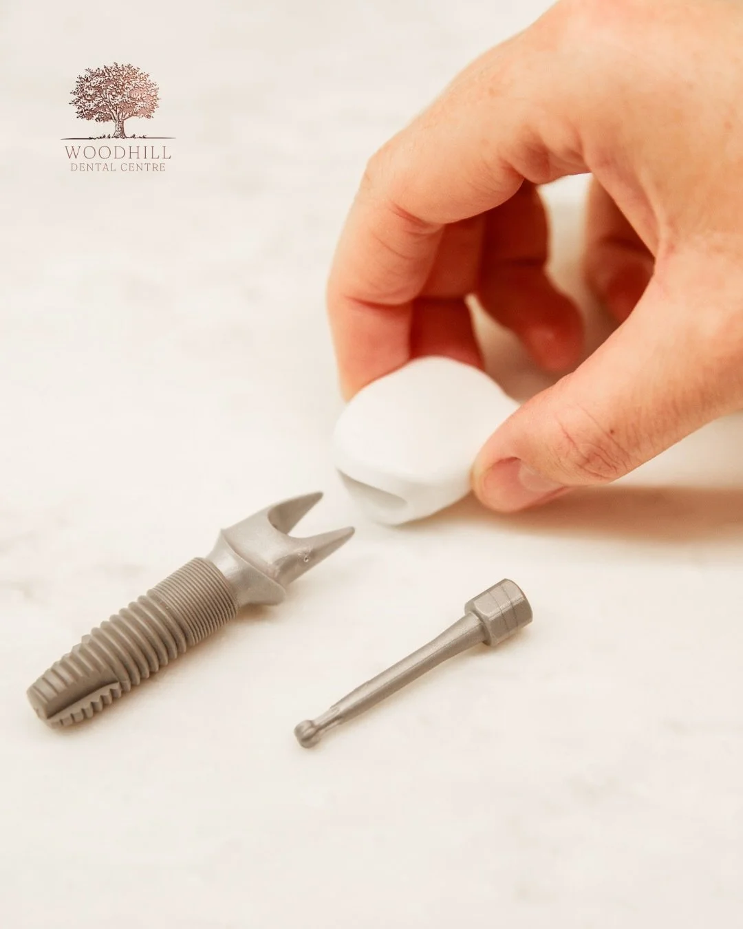 Dental implants are designed to replace missing teeth with a strong, natural looking alternative that functions just like your own teeth. They help restore your smile, improve chewing ability, and support overall oral health.

At Woodhill Dental Cent