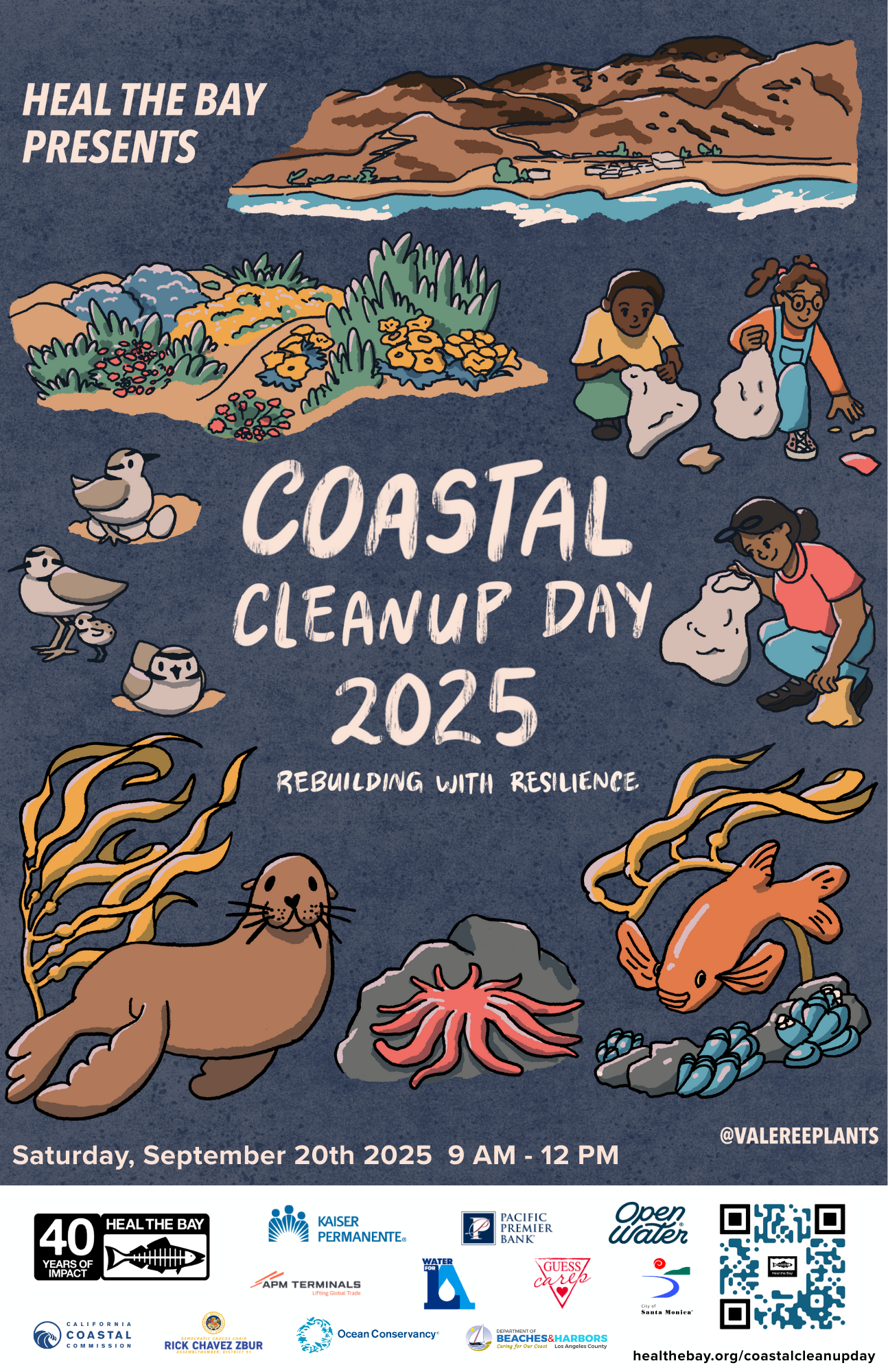 Coastal Cleanup Day at Malibu Lagoon State Beach