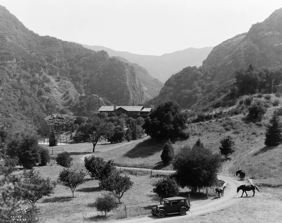 Crags Lodge, from the 1910s, featuring hunting and fishing in the mountains.