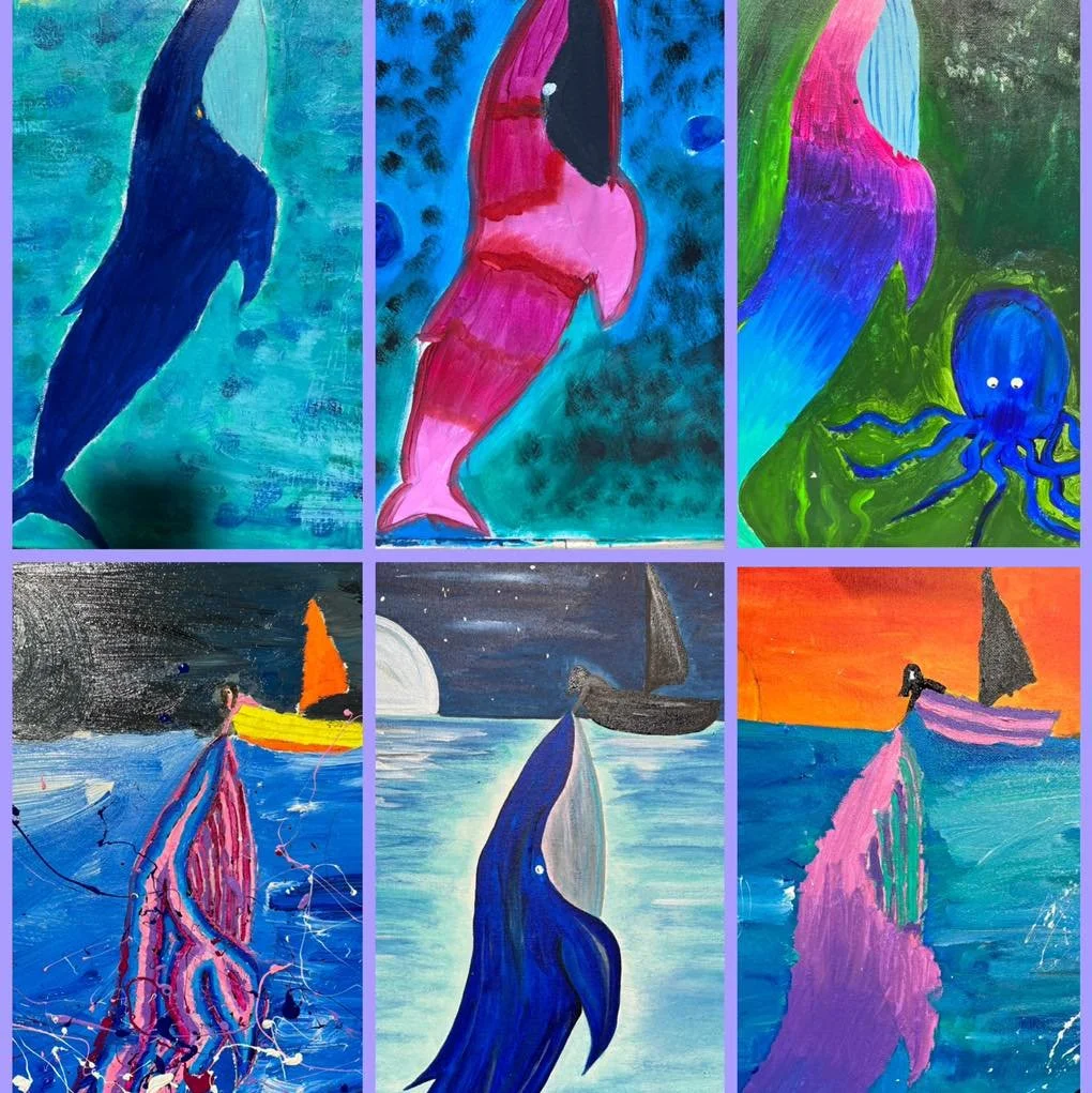 Sip &amp; Paint A Whale