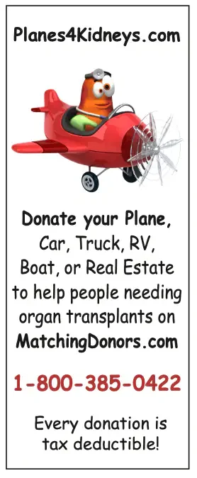 Donate Planes for Kidneys