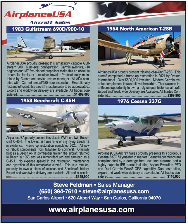 Airplanes USA Aircraft Sales