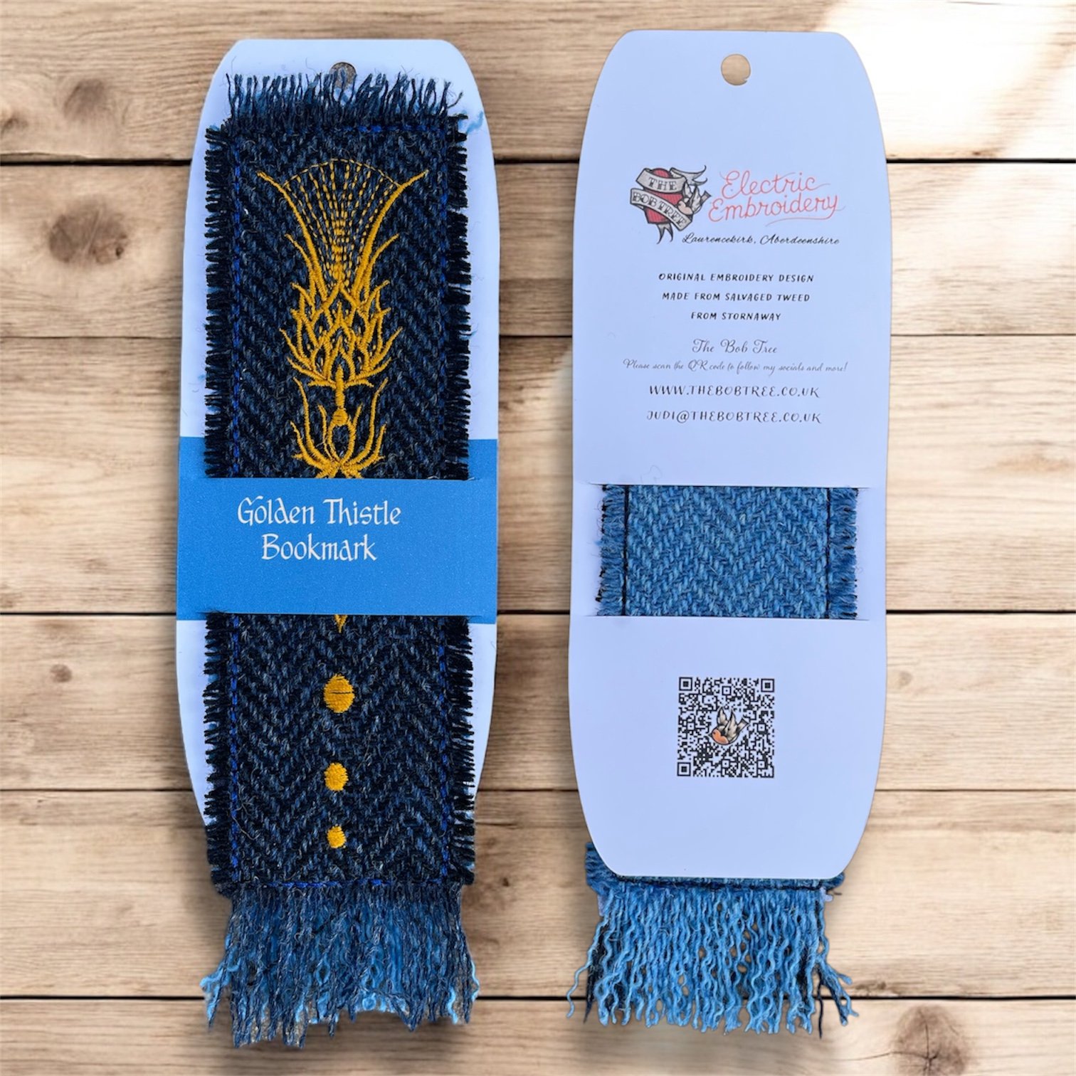 Golden Thistle Bookmark