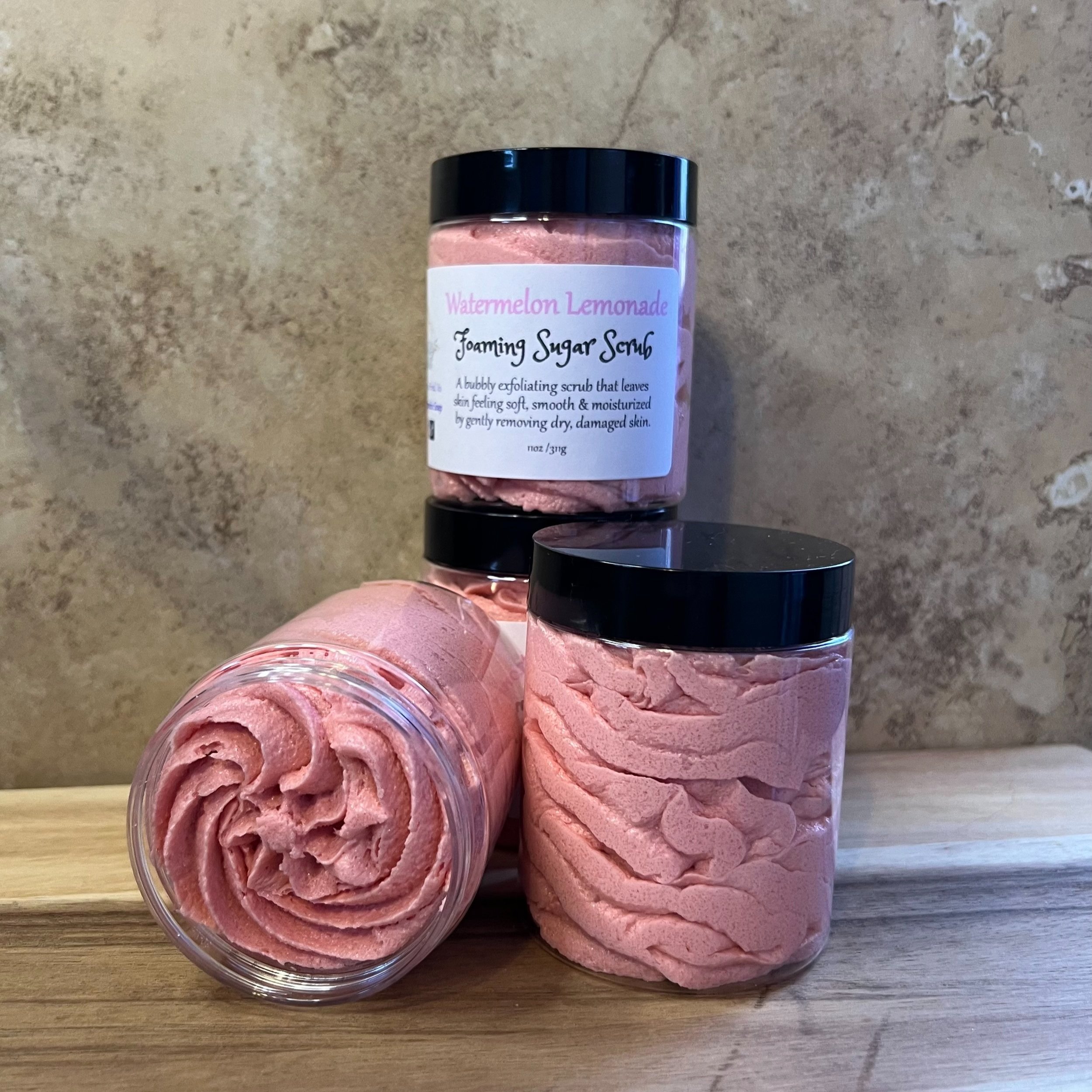 Watermelon Lemonade Foaming Sugar Scrub