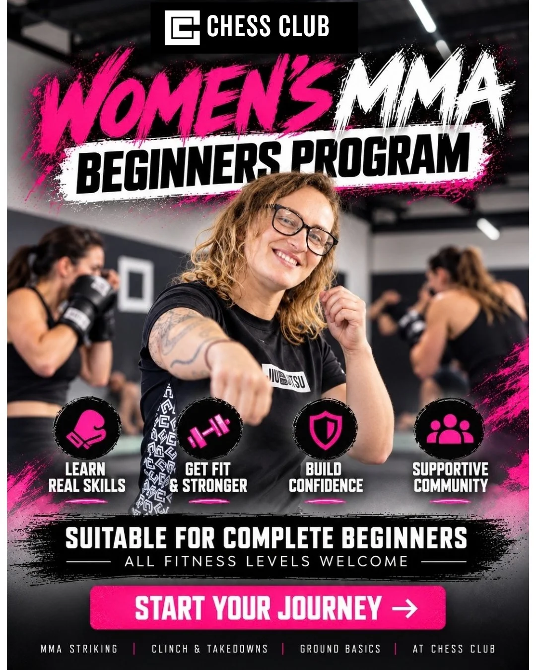 LEARN MMA — IN A WOMEN-ONLY ENVIRONMENT