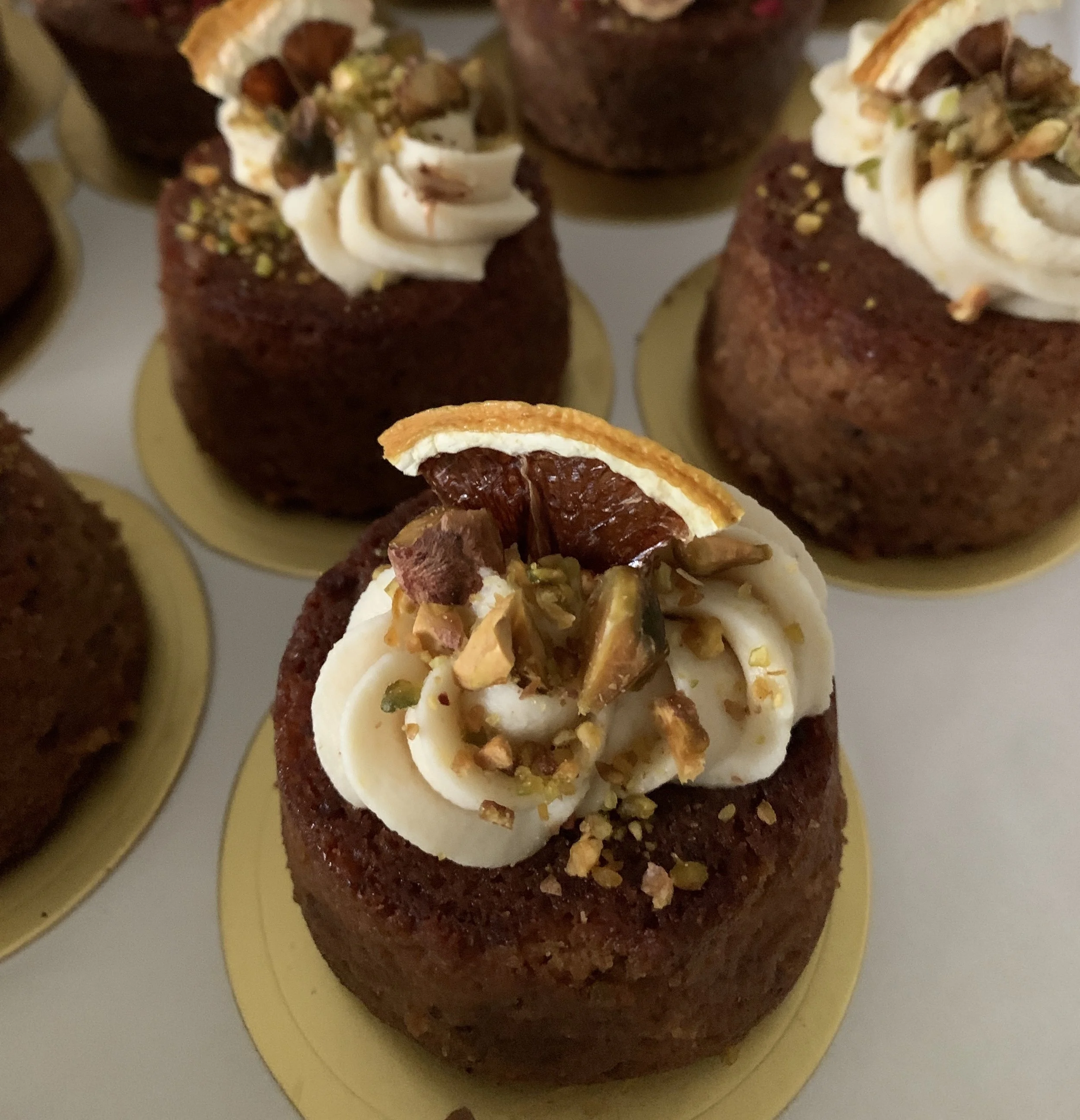 6 or 9 LEMON PISTACHIO CAKES