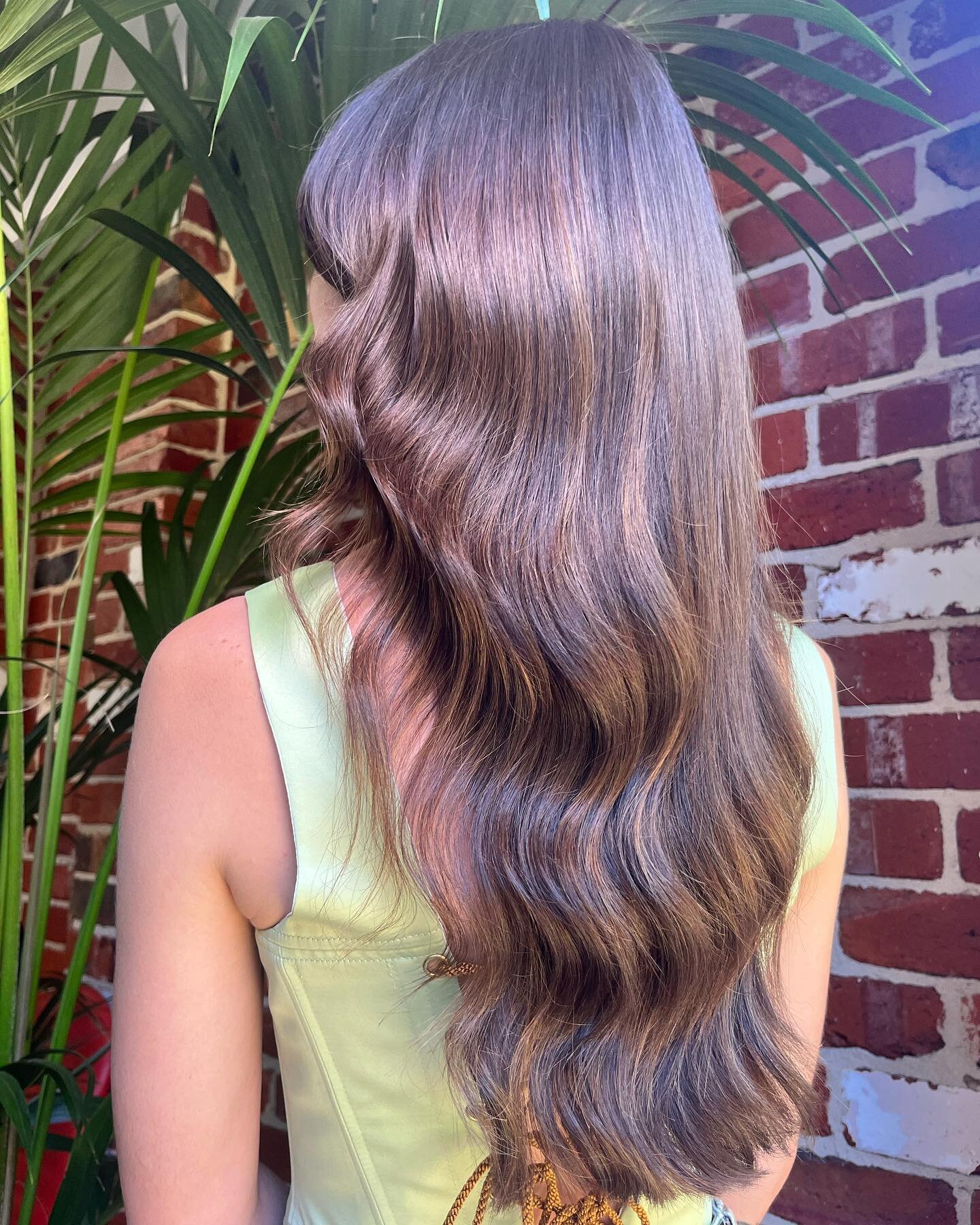 Brunette Balayage 👩🏼&zwj;🎨for @taylor.bogrand 

Adding some lightness from the ends up, keeping it low maintenance by working with the natural root ✨☺️ 

Using all vegan friendly cruelty free products @davines_australia 

Don&rsquo;t miss my Janua