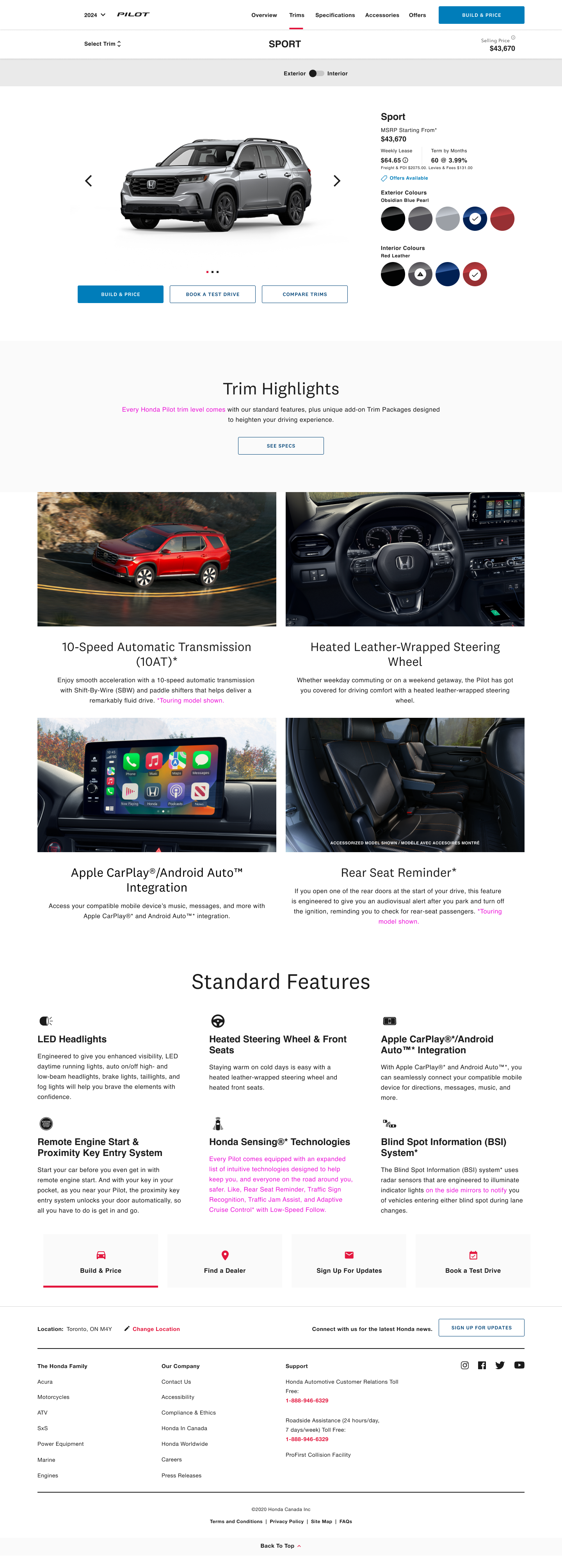 Pilot Sport Trim