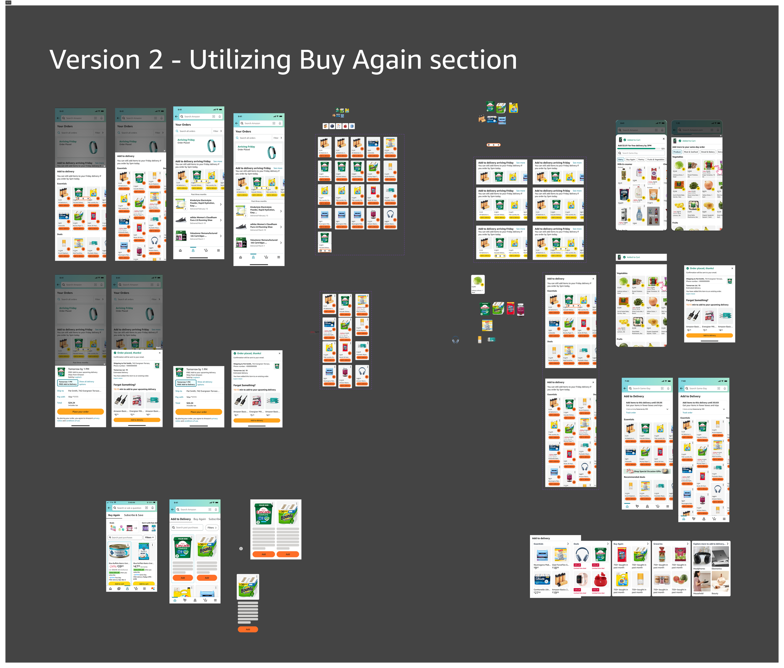 Landing page / Storefront explorations