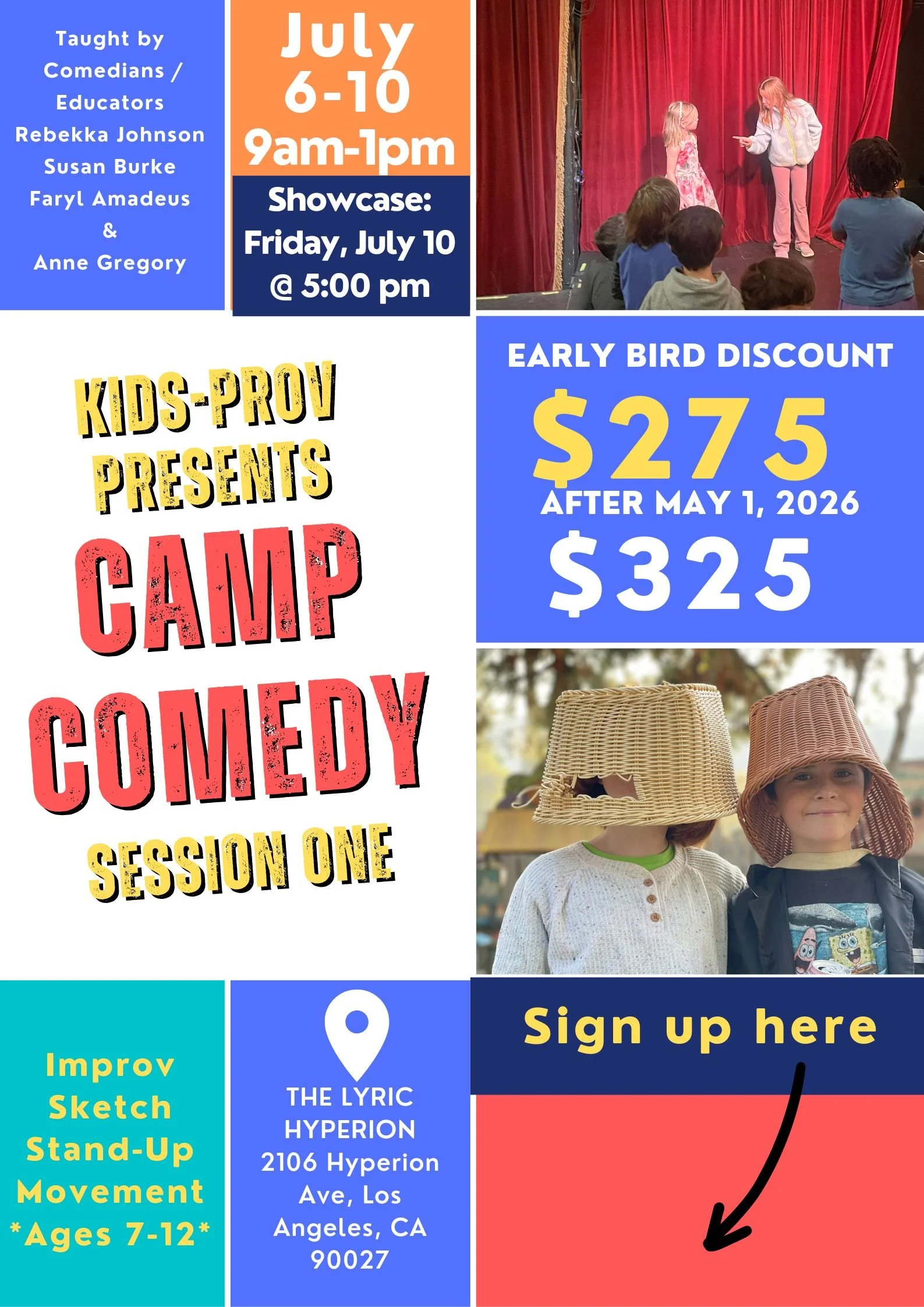 Camp Comedy SESSION ONE