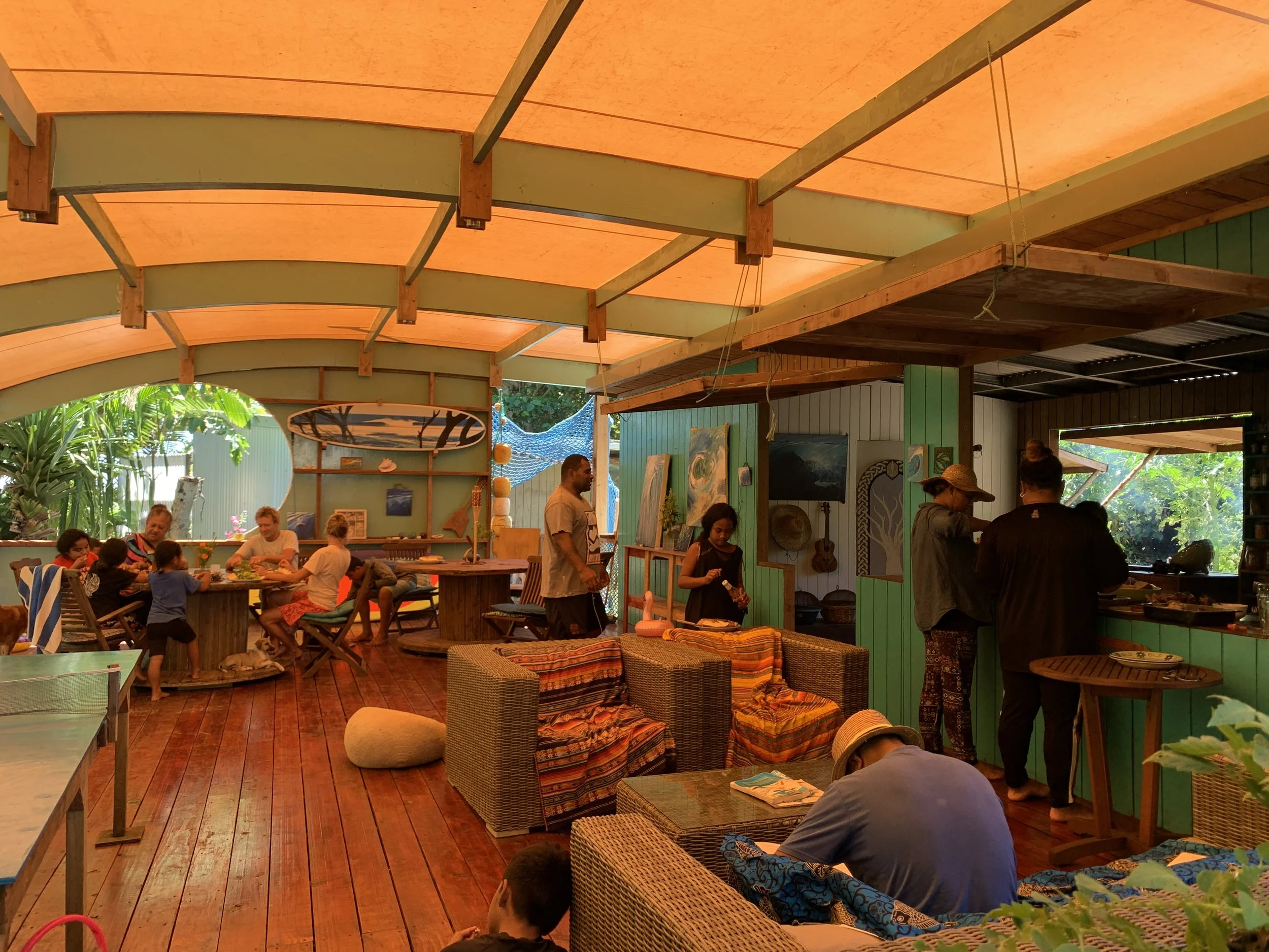 The Beach Barn (Sheen's island home)