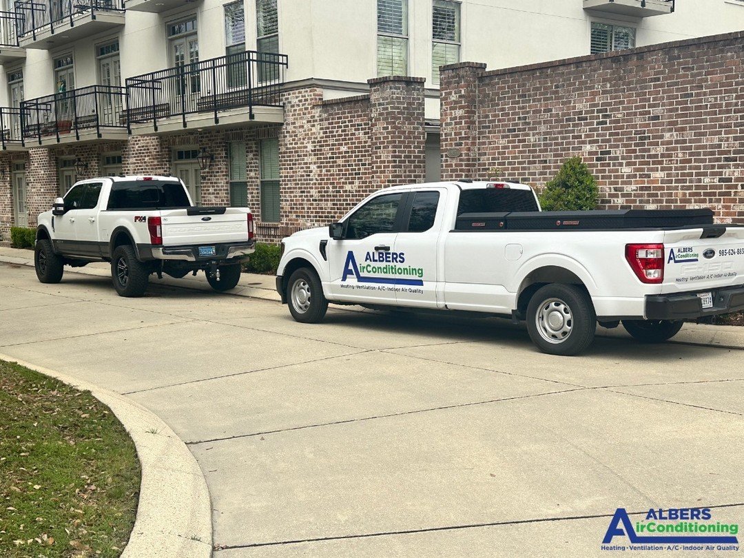 Don't ignore an air conditioner refrigerant leak! If you notice moisture around your AC unit, it's time to take action. Call Albers Air Conditioning immediately for expert repair services. Your comfort and safety are our top priorities.⁠
⁠
⁠
⁠
#hvac 