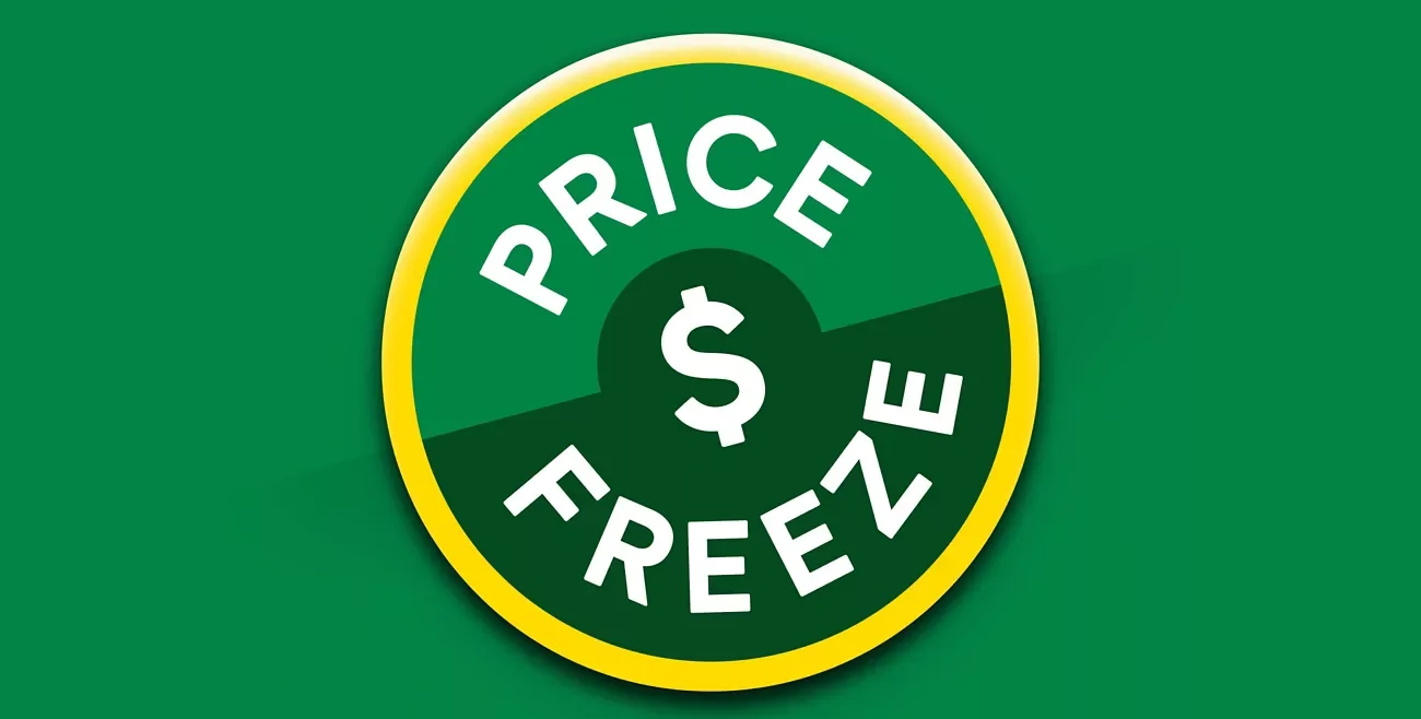 Price Freeze at Woolworths