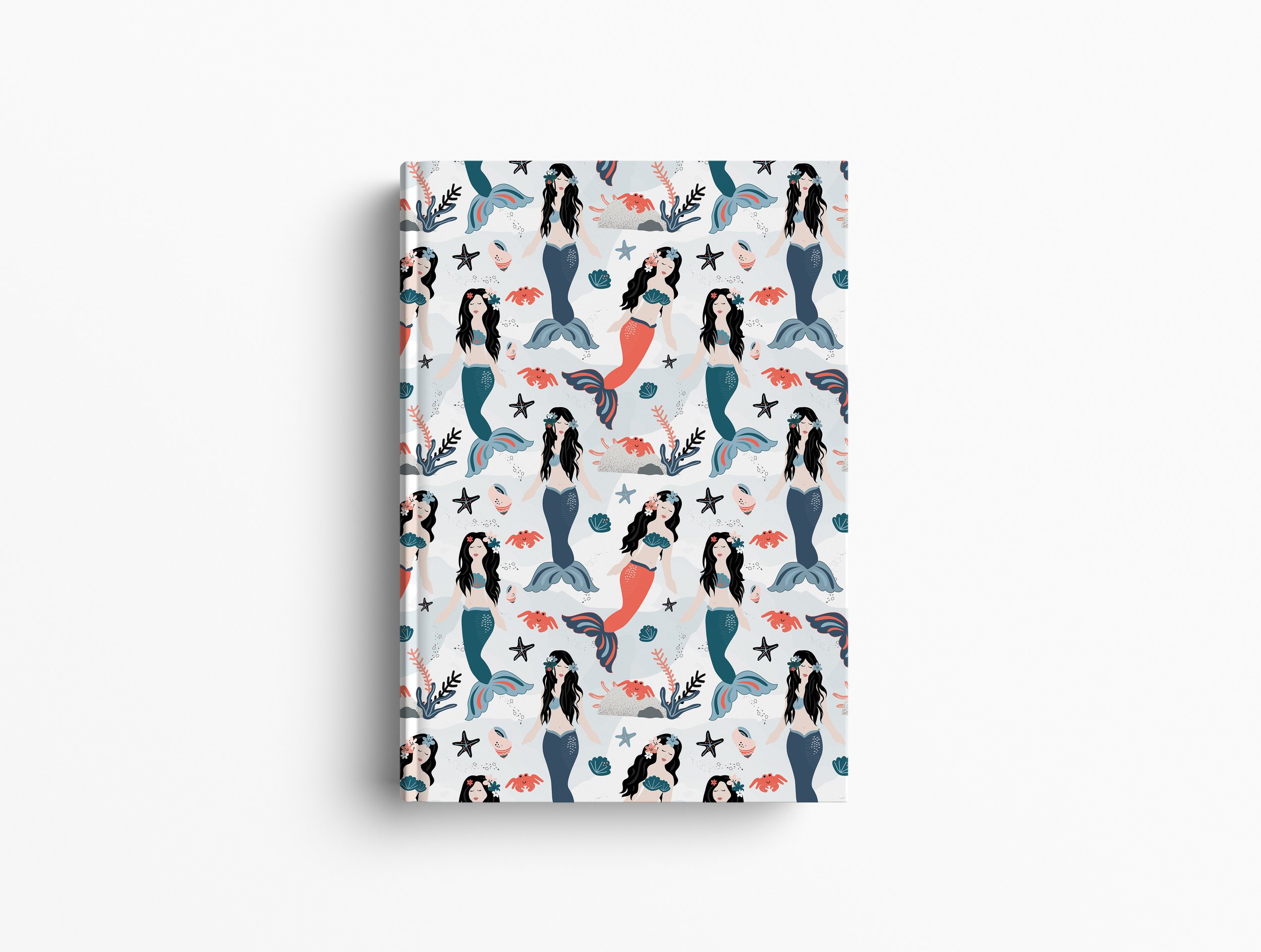 Mermaids Hardback Lined Notebook