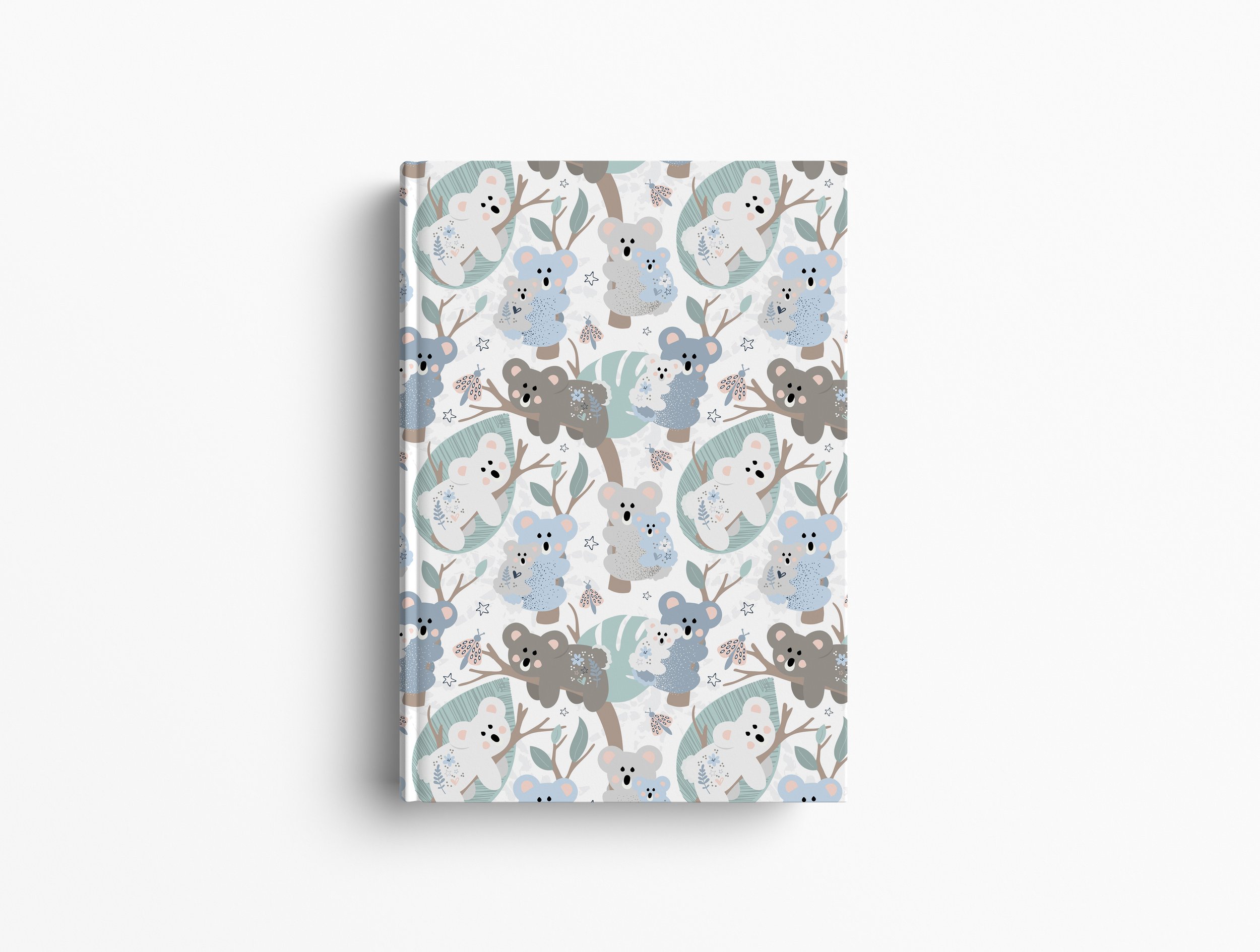 Koalas Hardback Lined Notebook