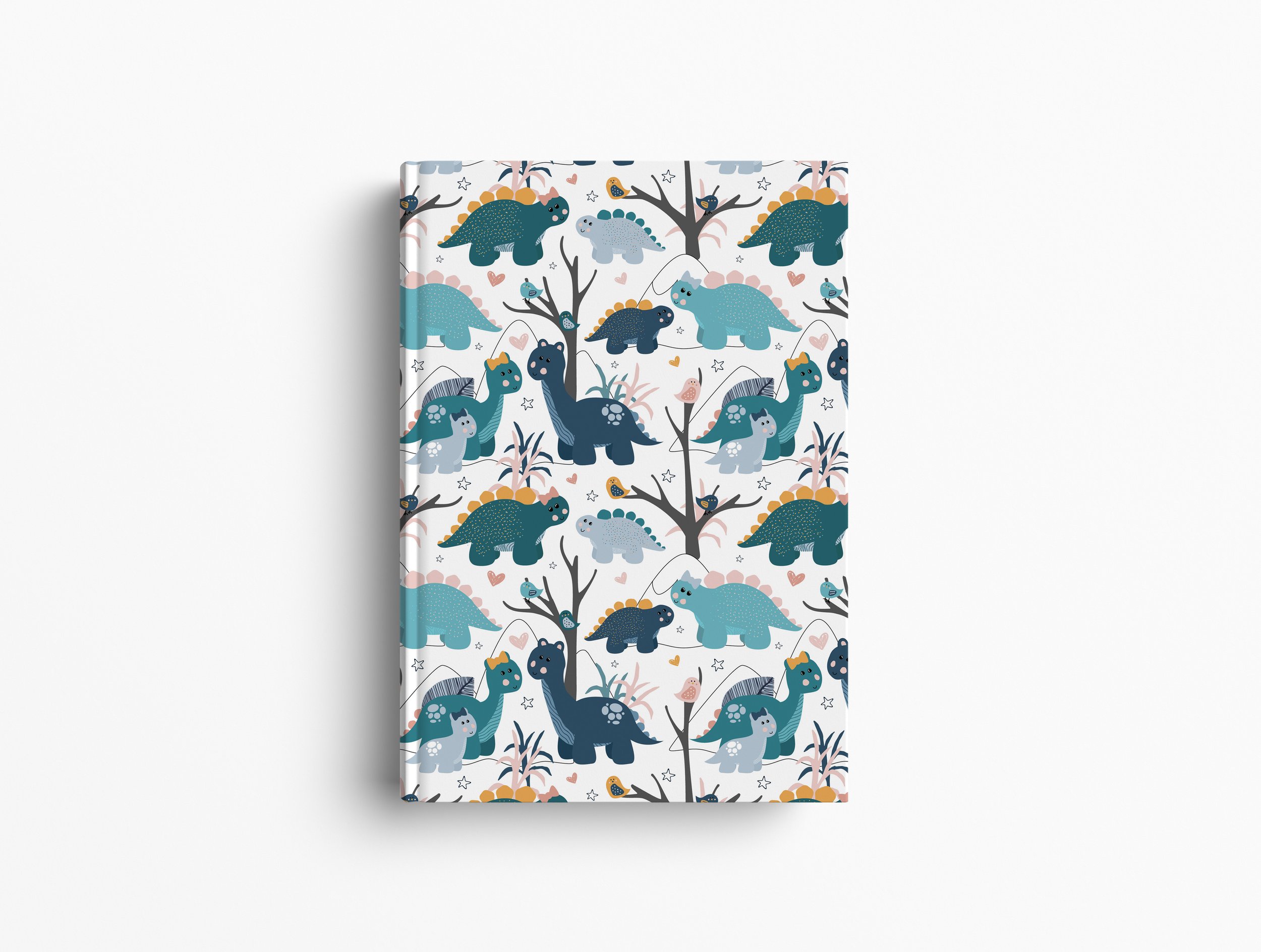 Dinosaurs Hardback Lined Notebook