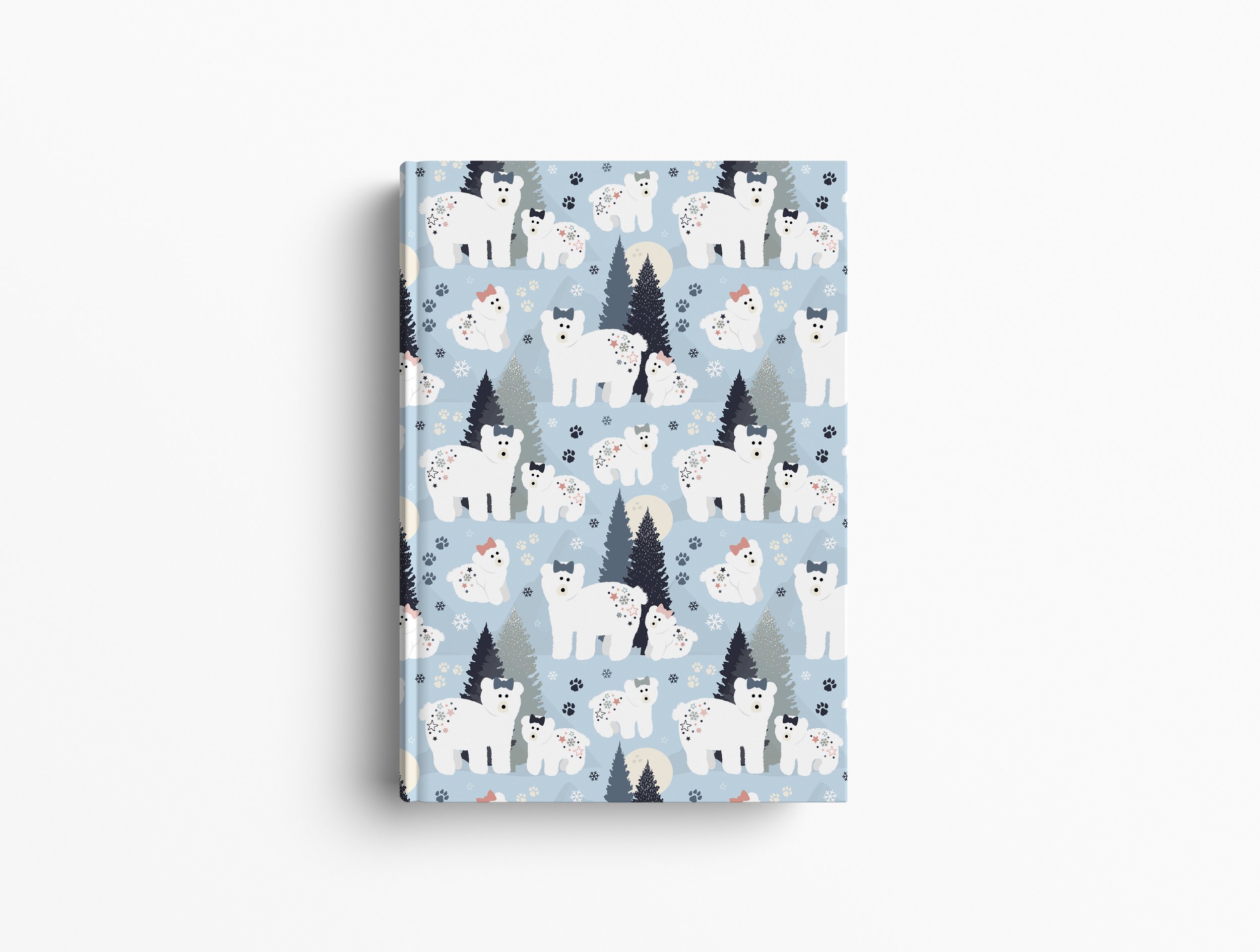 Polar Bears Hardback Lined Notebook