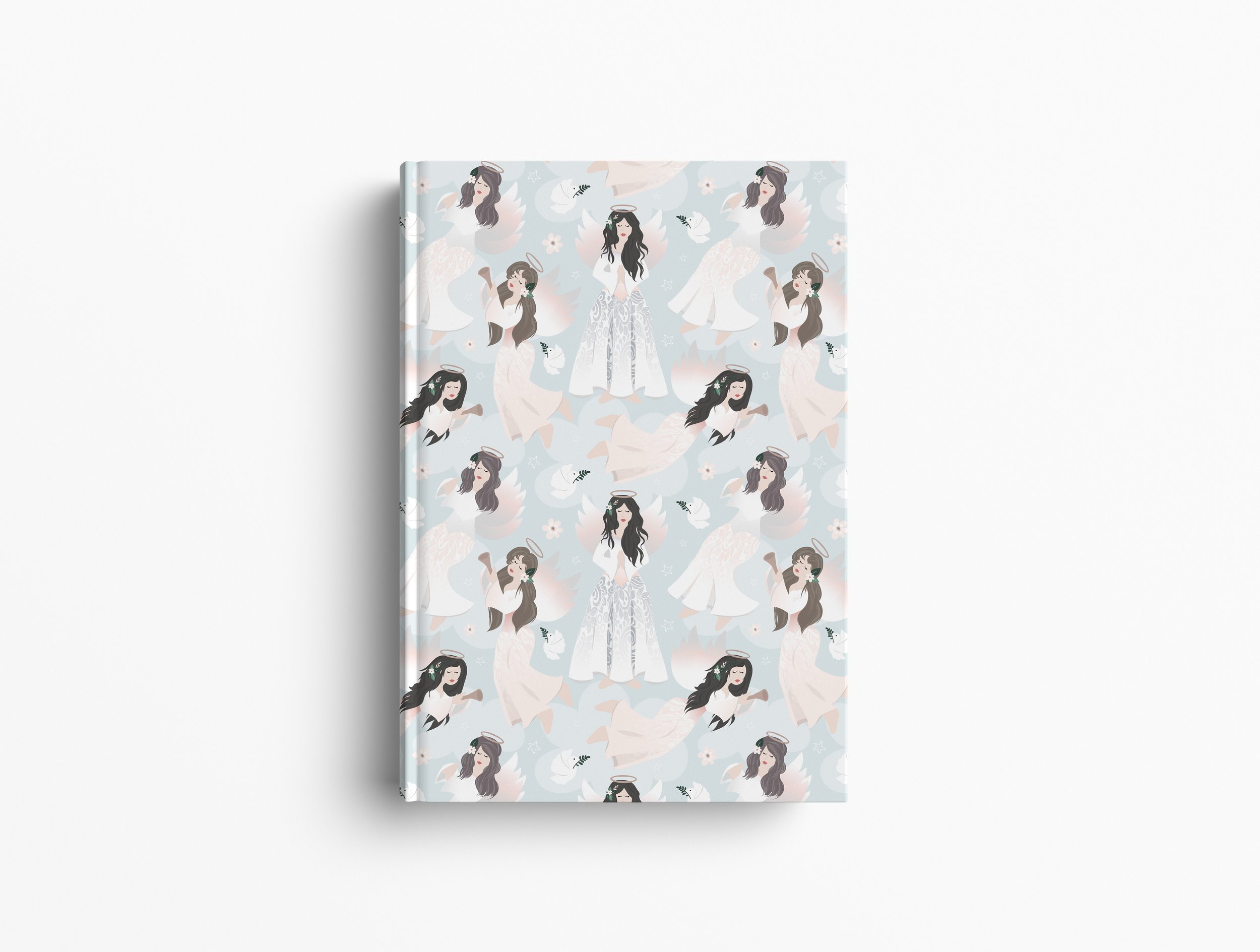 Angels Hardback Lined Notebook