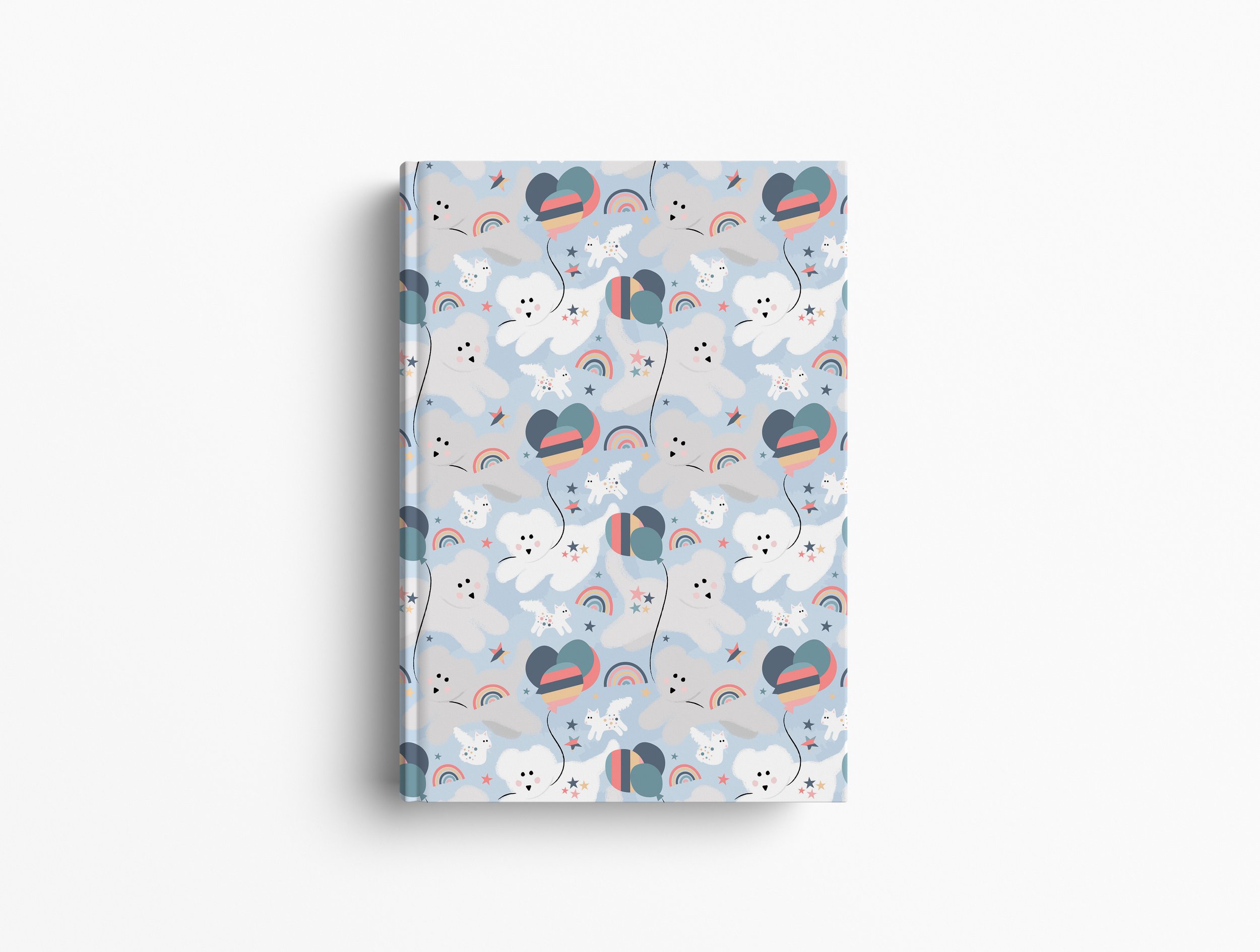 Poodles Hardback Lined Notebook